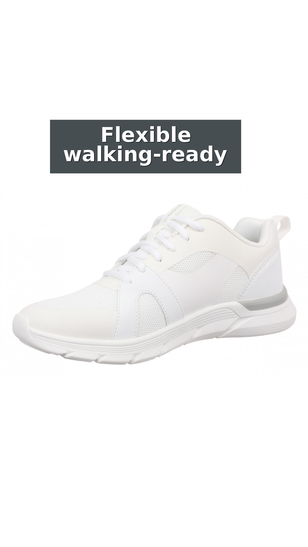 Vionic Walk Paloma Women's Athletic Walking Shoe - Ultimate Comfort & Orthotic Arch Support style detail 7: Flexible walking-ready sole