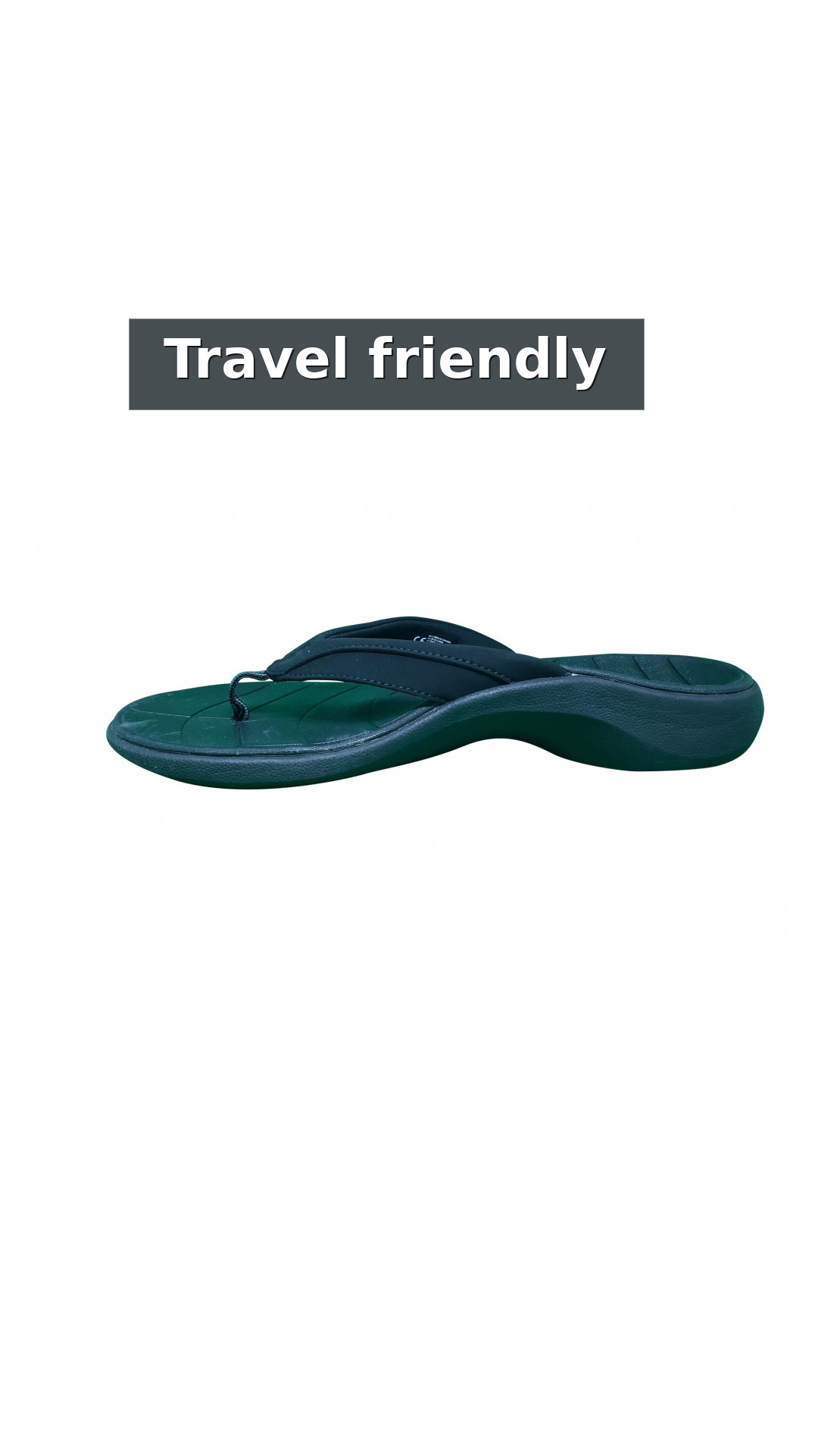 SOLE Women's Sport Flip Flops - Orthotic Sandals style detail 9: Travel friendly
