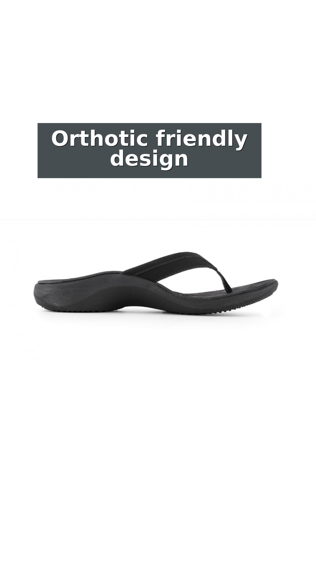 SOLE Women's Sport Flip Flops - Orthotic Sandals style detail 11: Orthotic friendly design
