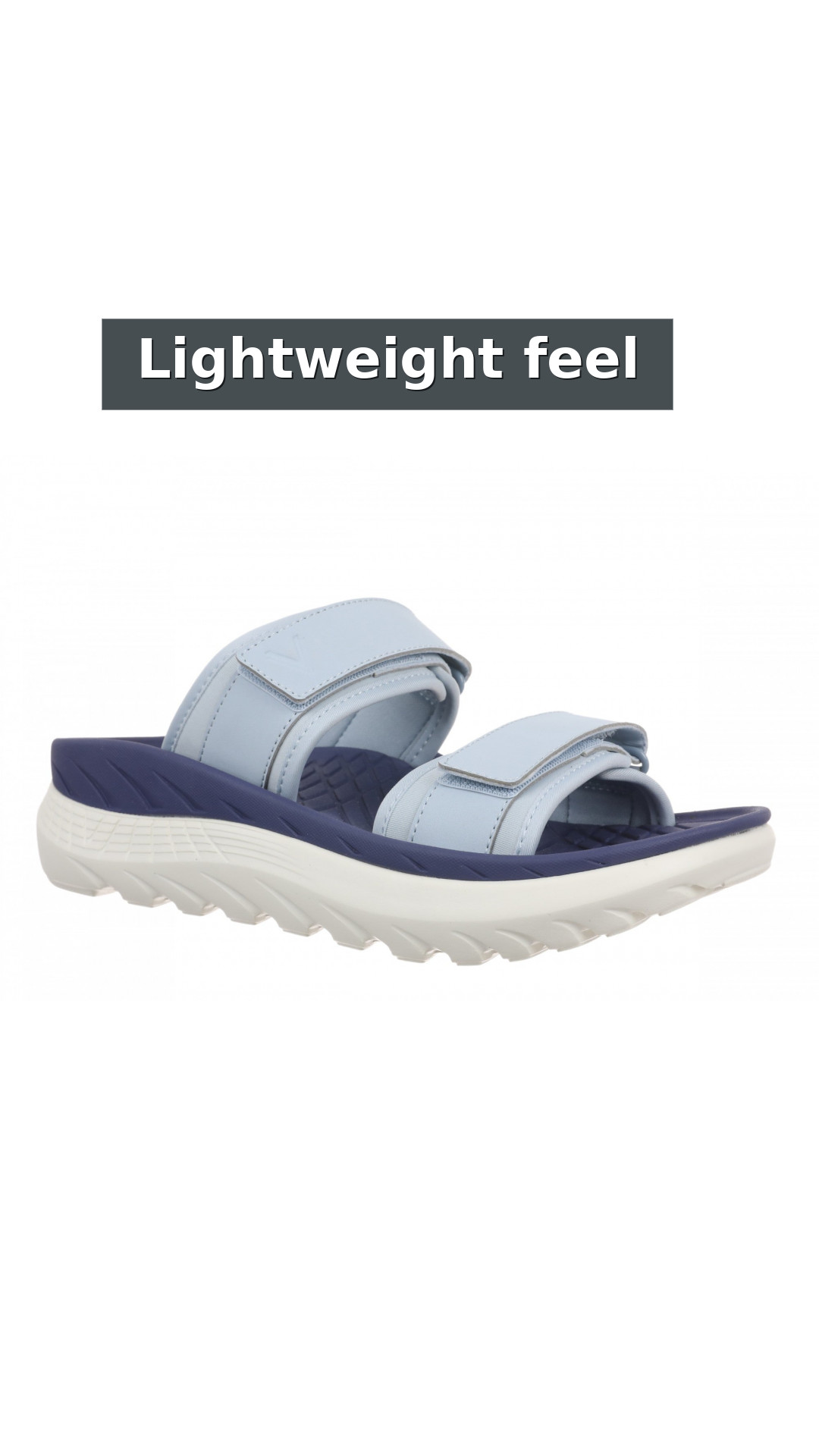 Vionic Renewal - Adjustable Recovery Slide - Women's and Men's Unisex Orthotic Arch Support Comfort Recovery Sandals style detail 5: Lightweight feel