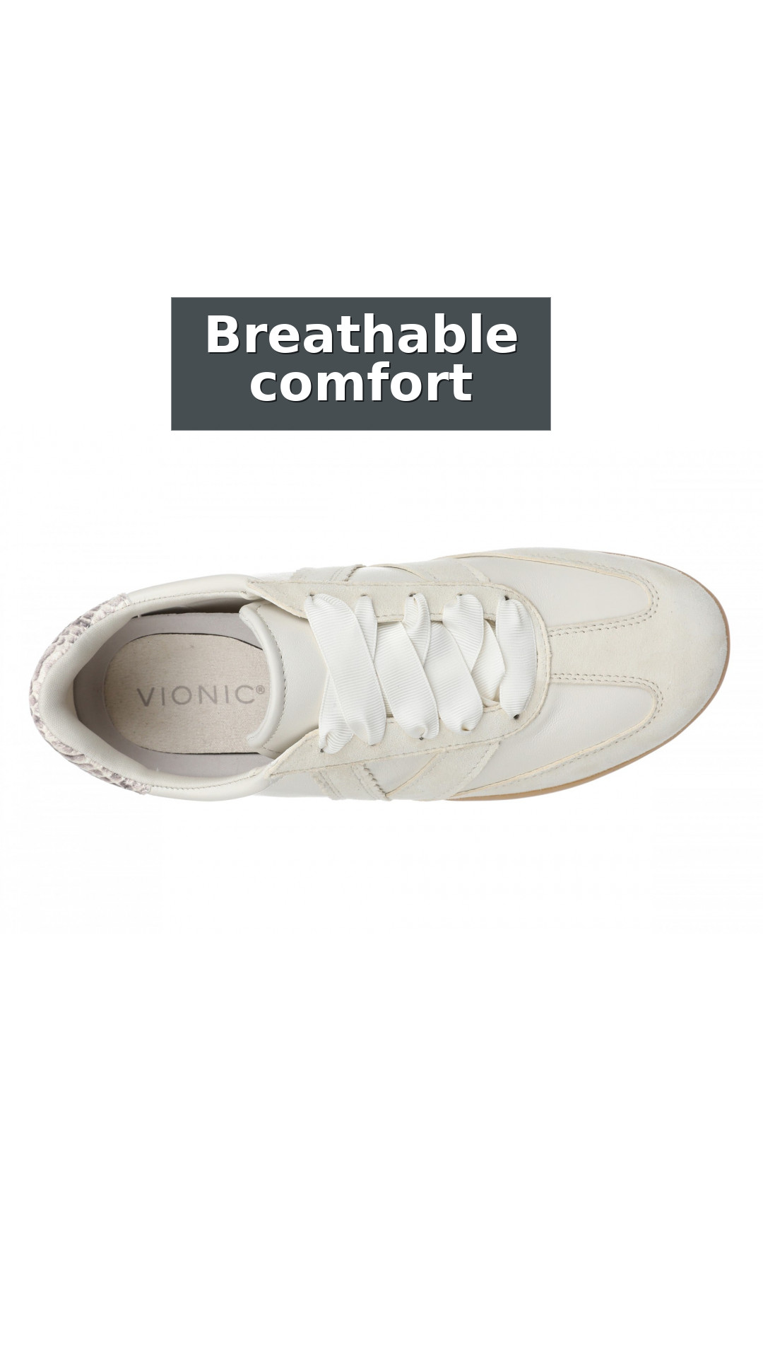 Vionic Arabelle Women's Orthotic Walking Shoe style detail 9: Breathable comfort