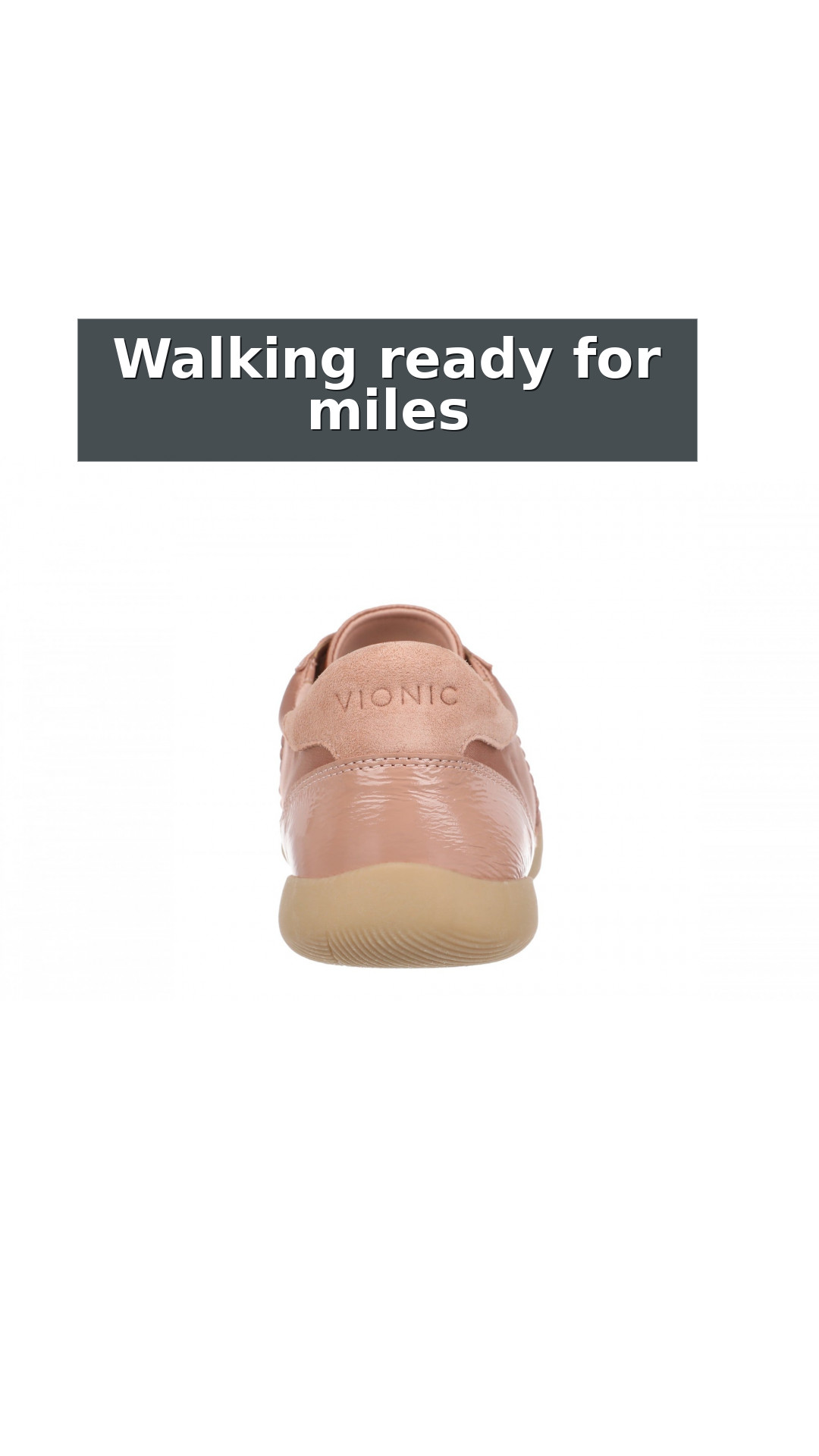Vionic Arabelle Women's Orthotic Walking Shoe style detail 11: Walking ready for miles