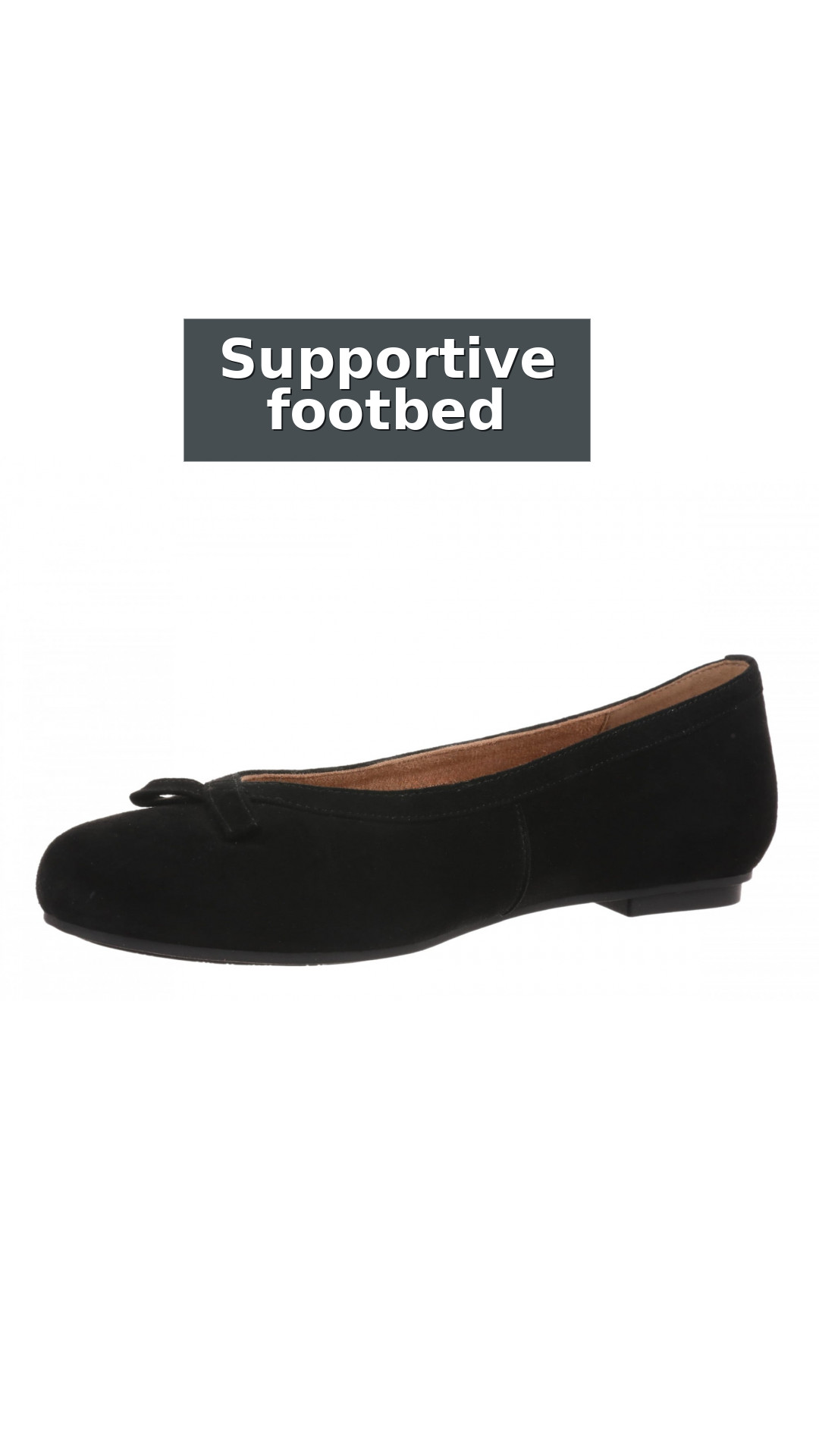Vionic Sidney Orthotic Ballet Flat - Women's Ballet Flat style detail 10: Supportive footbed