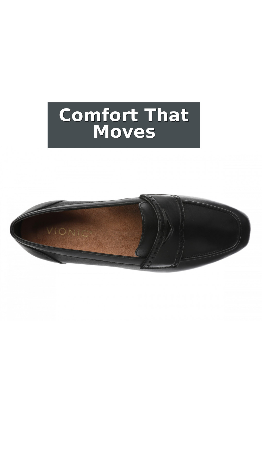 Vionic Sadie Orthotic Slip-On - Women's Loafer style detail 9: Comfort That Moves