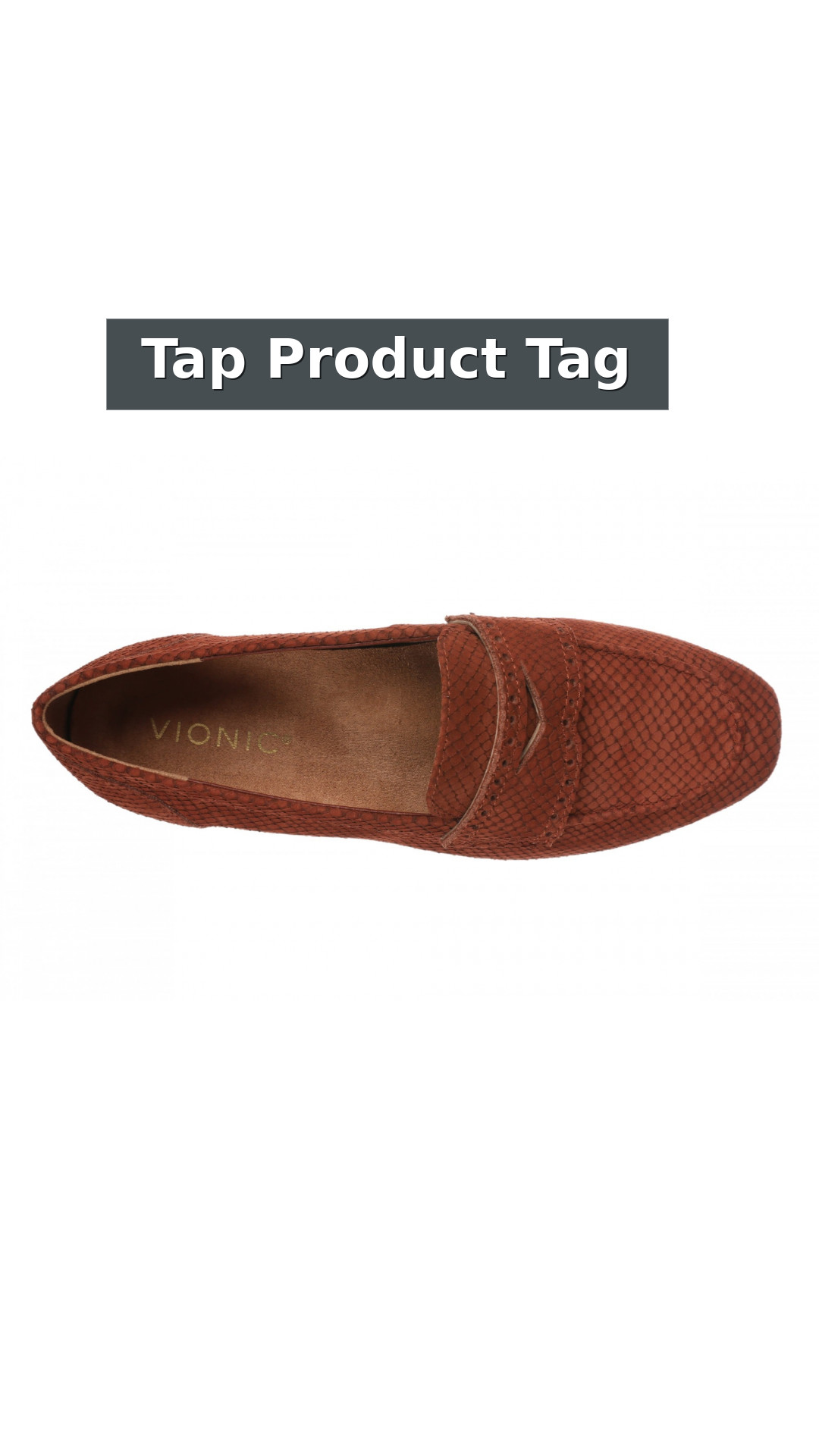 Vionic Sadie Orthotic Slip-On - Women's Loafer style detail 12: Tap Product Tag