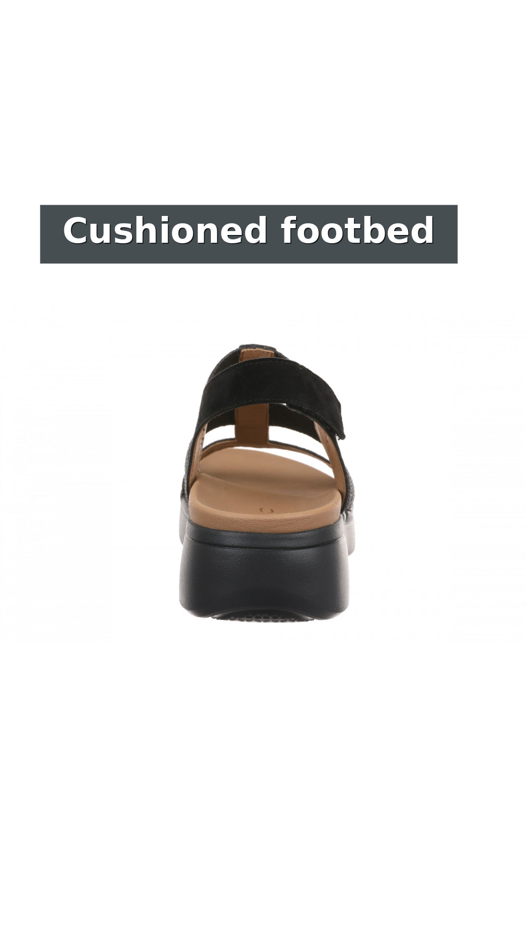 Vionic Sabrina Orthotic Comfort Women's Wedge Sandals style detail 2: Cushioned footbed