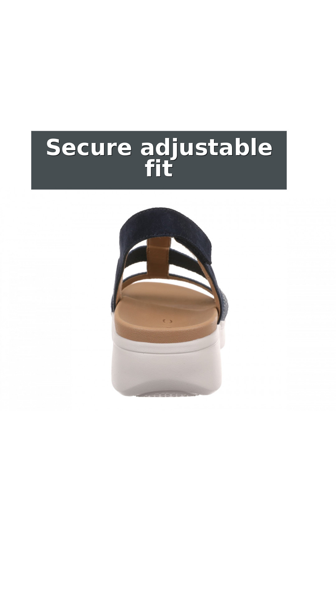 Vionic Sabrina Orthotic Comfort Women's Wedge Sandals style detail 5: Secure adjustable fit