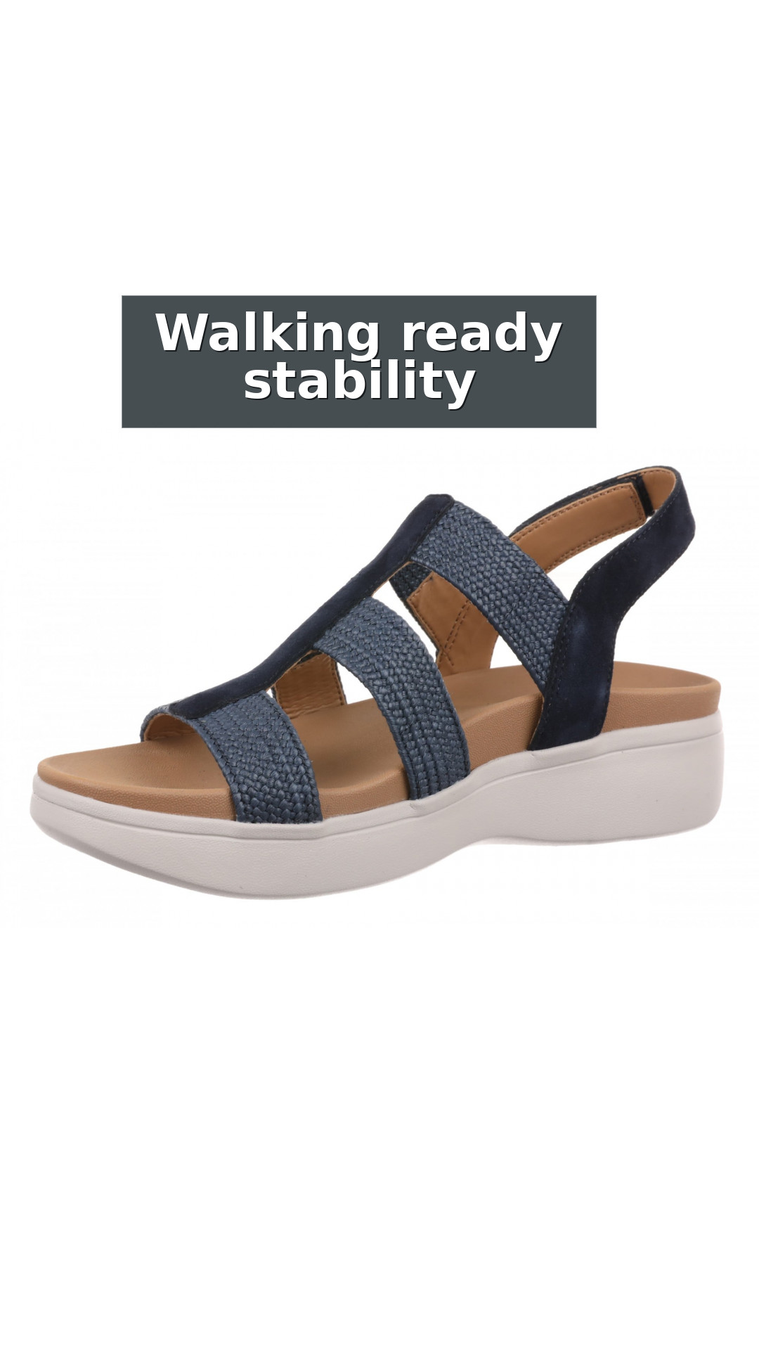 Vionic Sabrina Orthotic Comfort Women's Wedge Sandals style detail 7: Walking ready stability