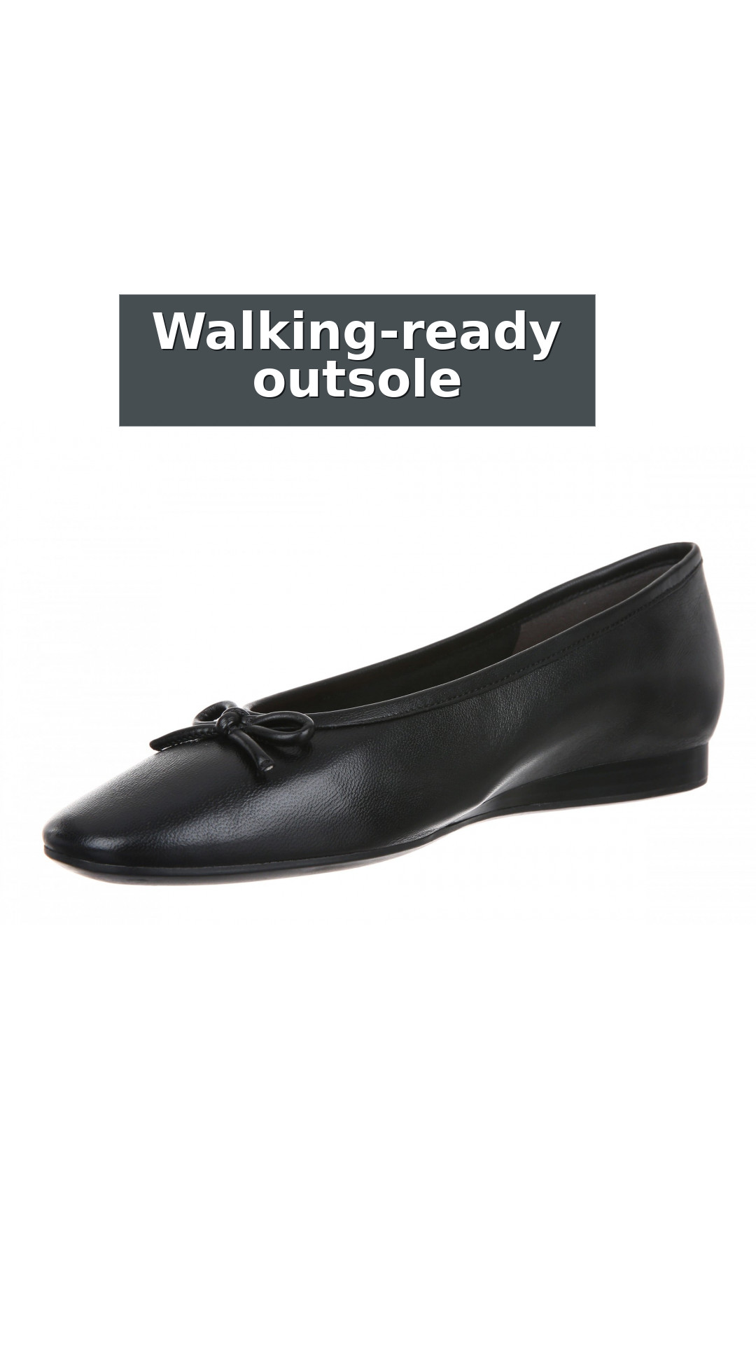 Vionic Larissa Orthotic Comfort Women's Wedge Flat style detail 7: Walking-ready outsole