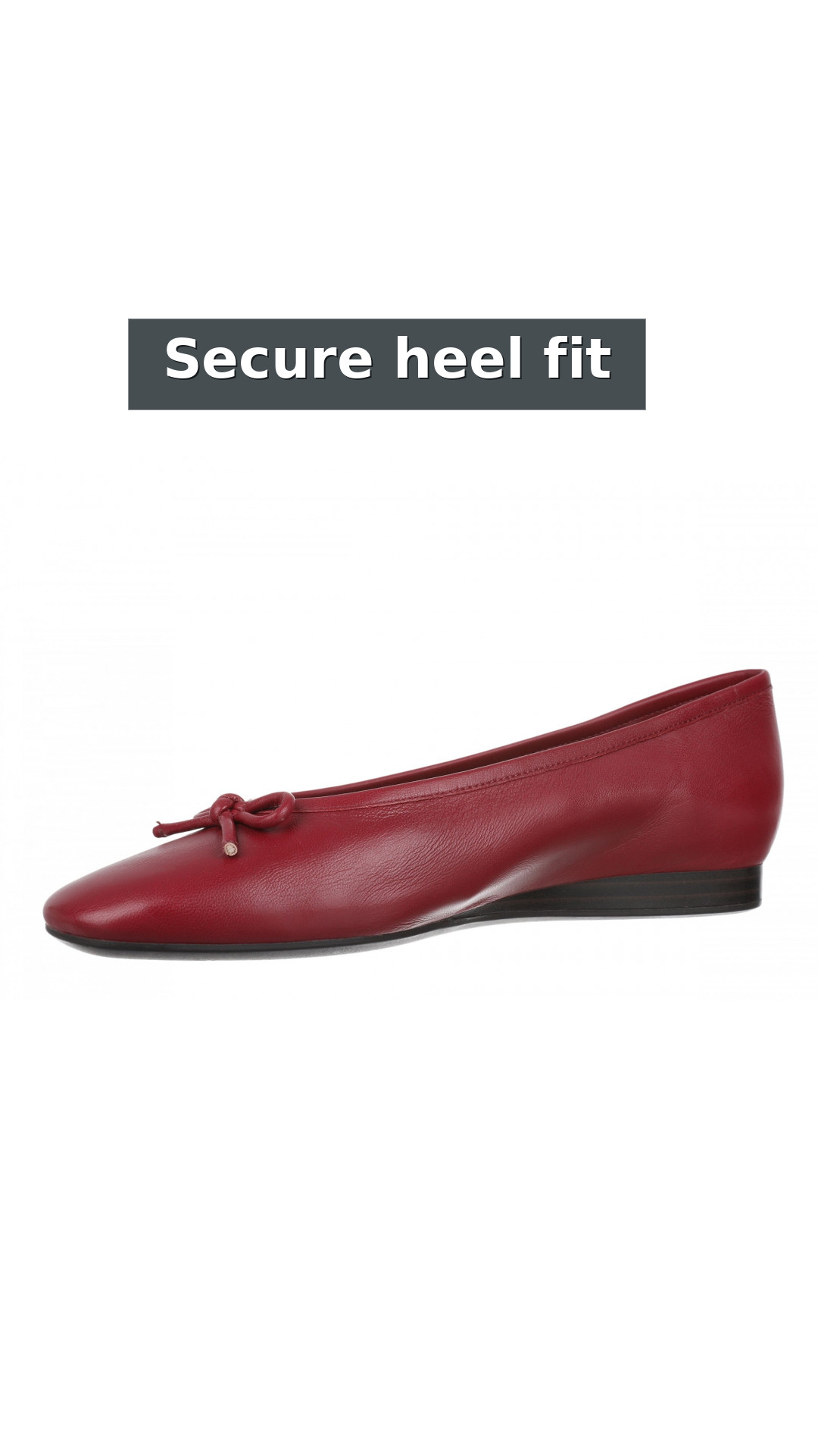 Vionic Larissa Orthotic Comfort Women's Wedge Flat style detail 10: Secure heel fit