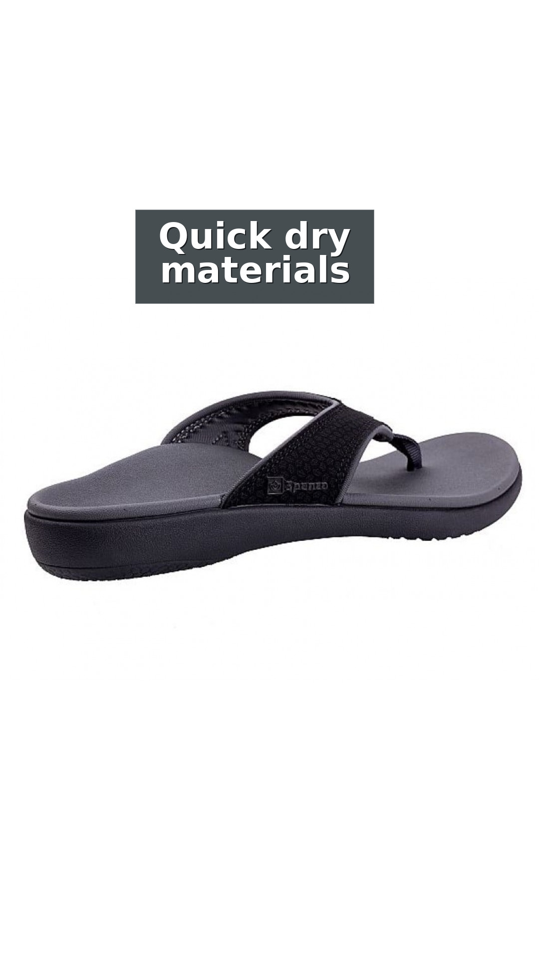 Spenco Yumi Orthotic-Grade Comfort Men's Sandals style detail 11: Quick dry materials
