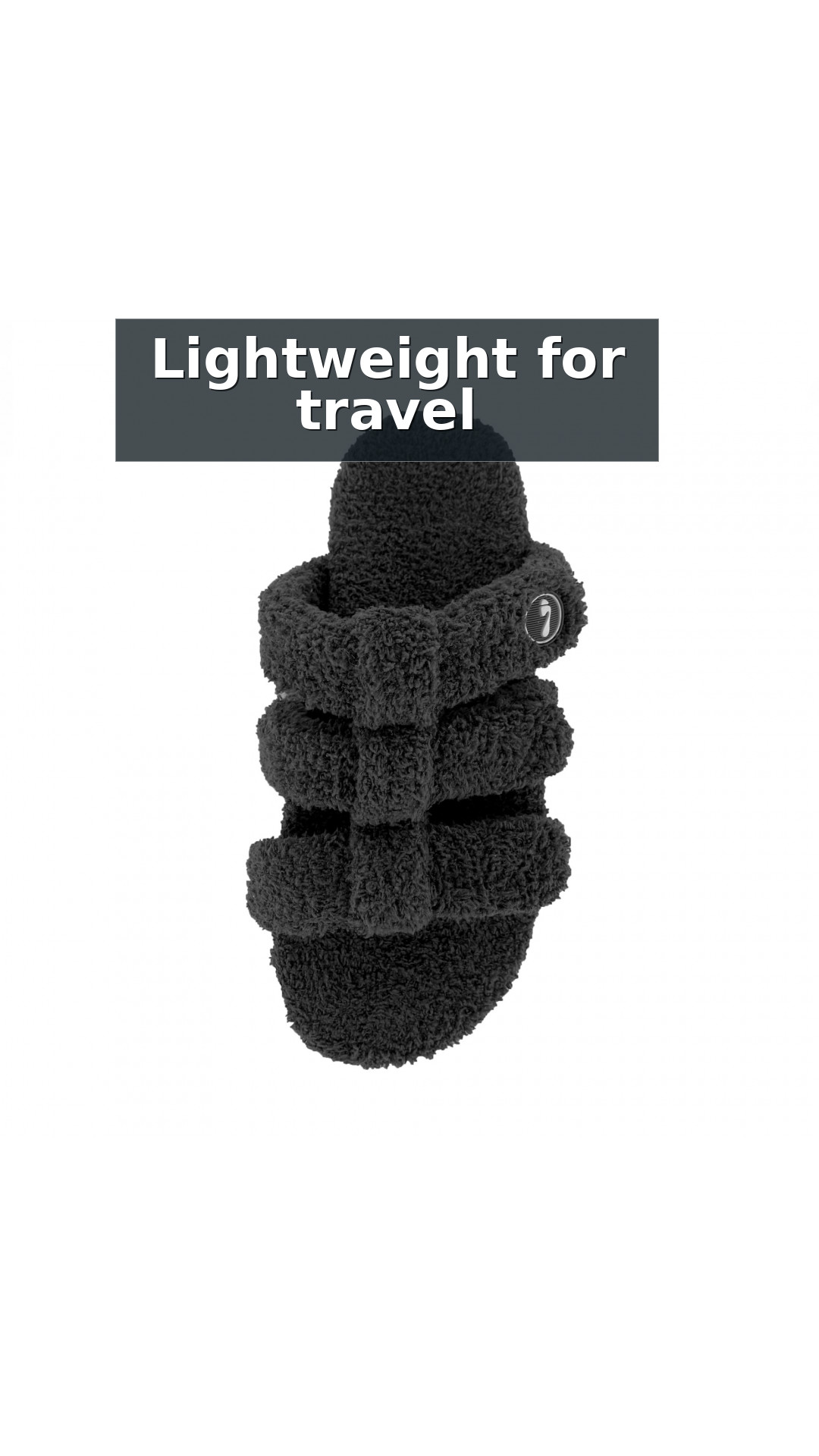 Strive Zella Three Strap Orthotic Support Women's Slipper Sandal style detail 5: Lightweight for travel