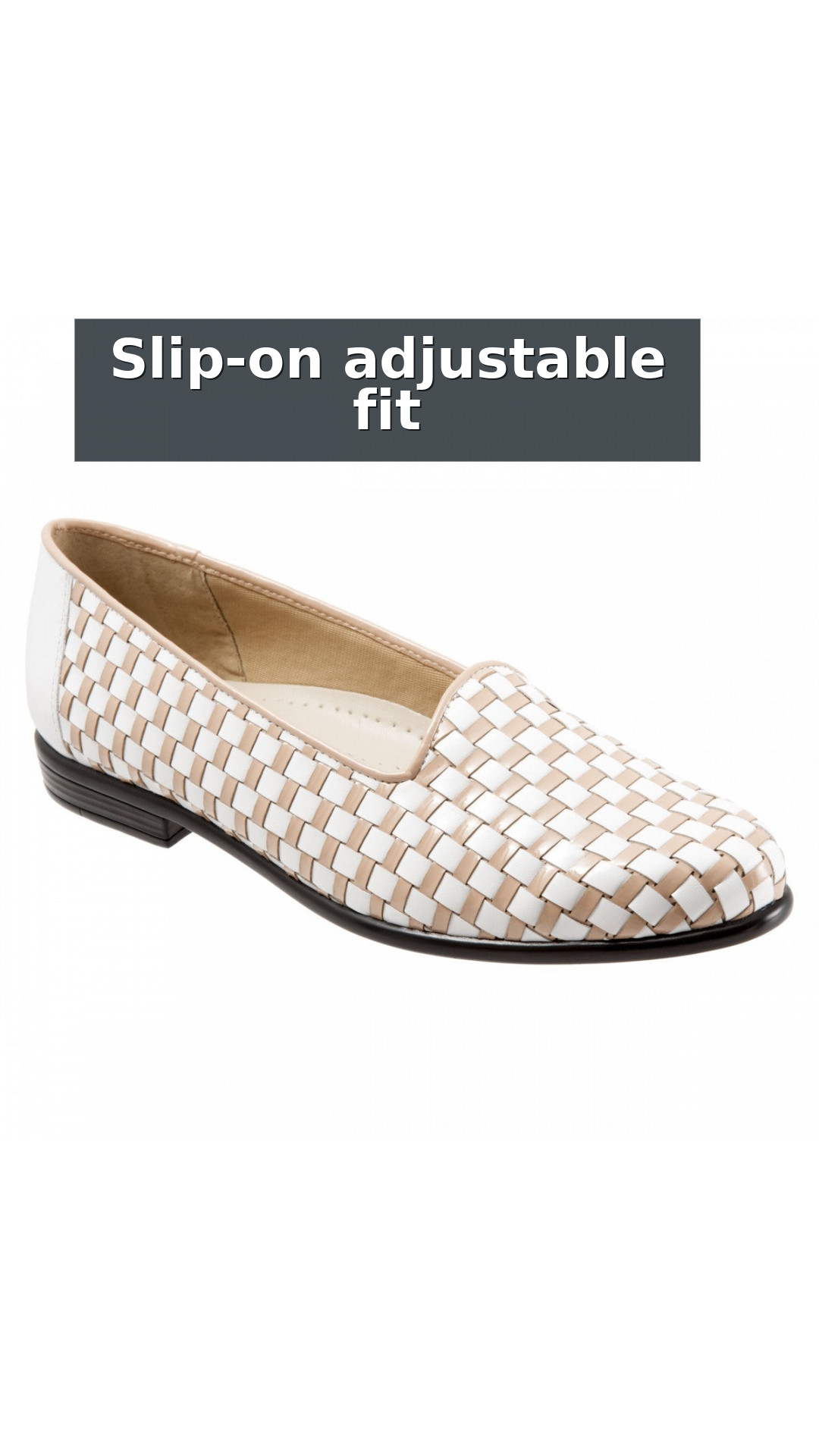 Trotters Liz - Women's Loafer style detail 5: Slip-on adjustable fit