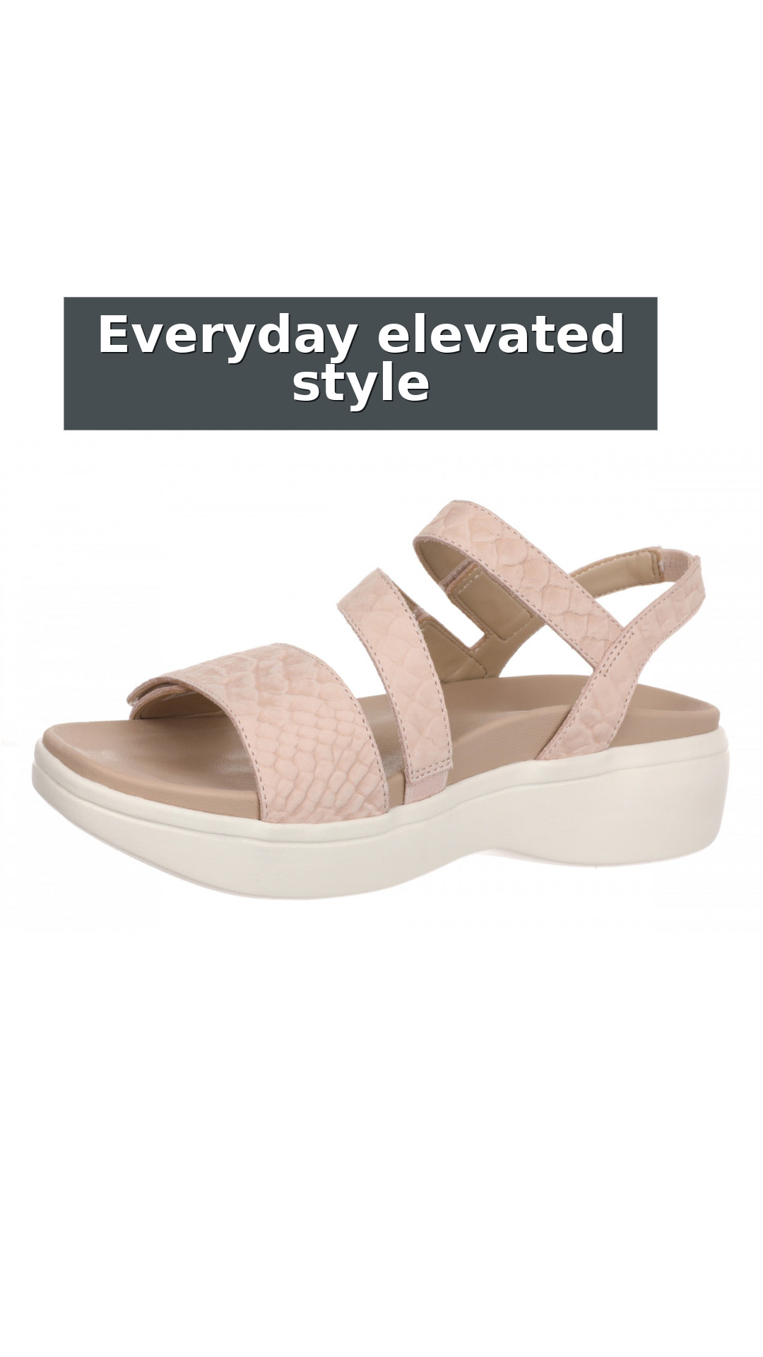 Vionic Sophia Sandal Slingback Platform - Women's Supportive Wedge Sandal style detail 7: Everyday elevated style