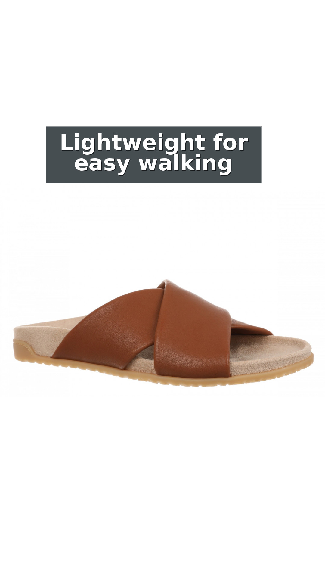 Vionic Etna Women's Comfort Arch Support Slide Sandal style detail 4: Lightweight for easy walking