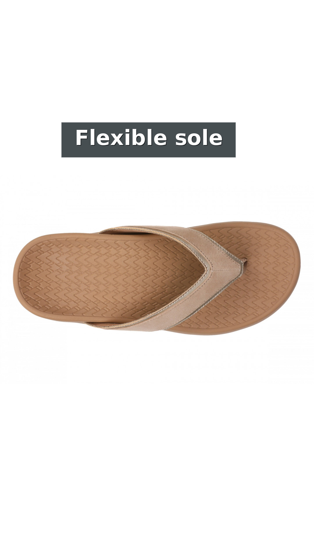 Vionic Tava Orthotic Thong Sandal - Women's Sandal style detail 6: Flexible sole