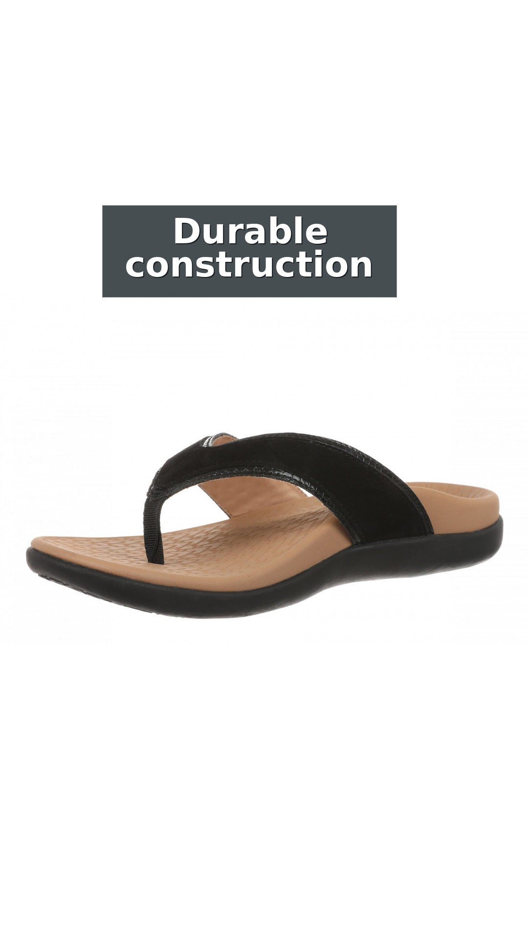 Vionic Tava Orthotic Thong Sandal - Women's Sandal style detail 10: Durable construction