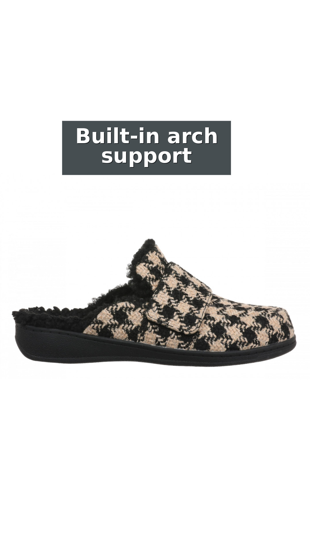 Vionic Gemma II Women's Mule/Clog Slipper style detail 3: Built-in arch support
