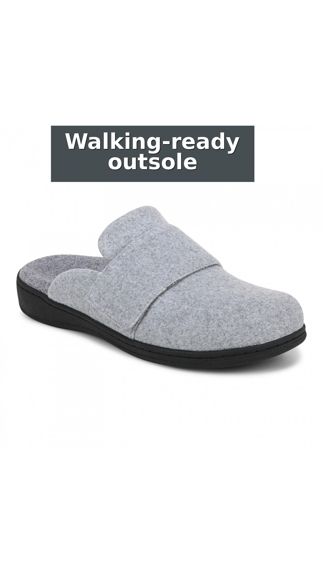Vionic Gemma II Women's Mule/Clog Slipper style detail 9: Walking-ready outsole
