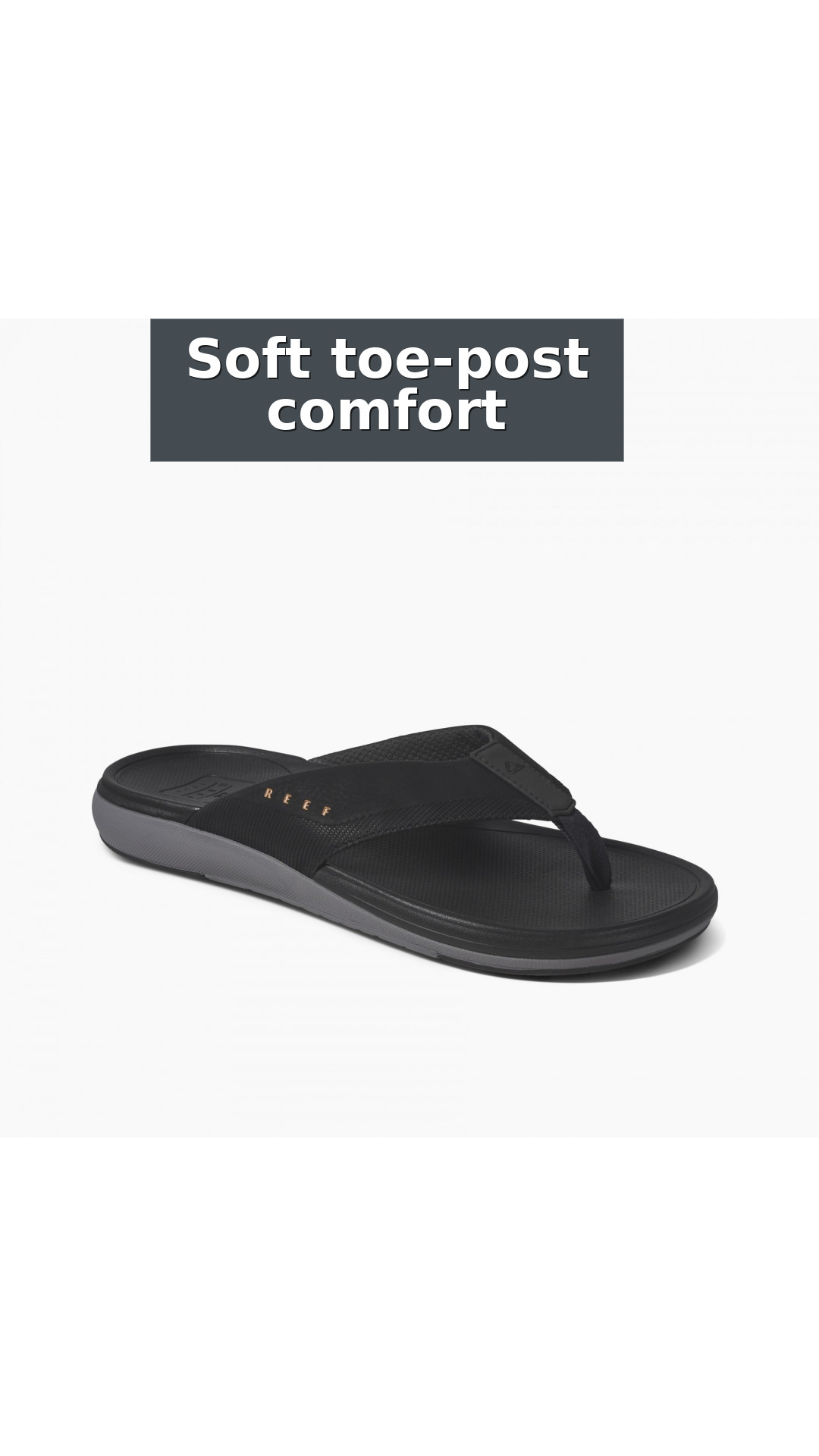 Reef Cushion Norte Men's Sandals style detail 4: Soft toe-post comfort
