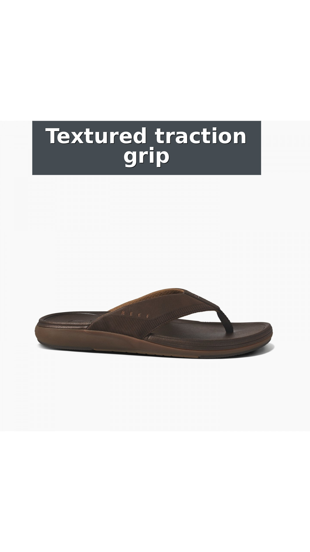 Reef Cushion Norte Men's Sandals style detail 6: Textured traction grip