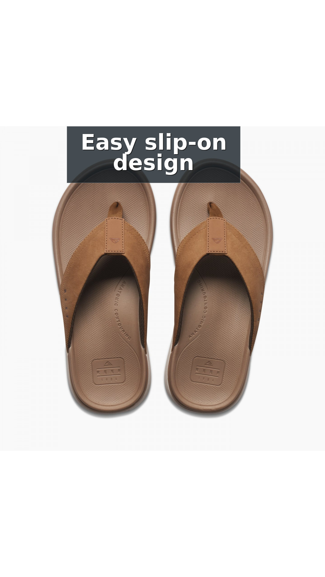 Reef Cushion Norte Men's Sandals style detail 9: Easy slip-on design