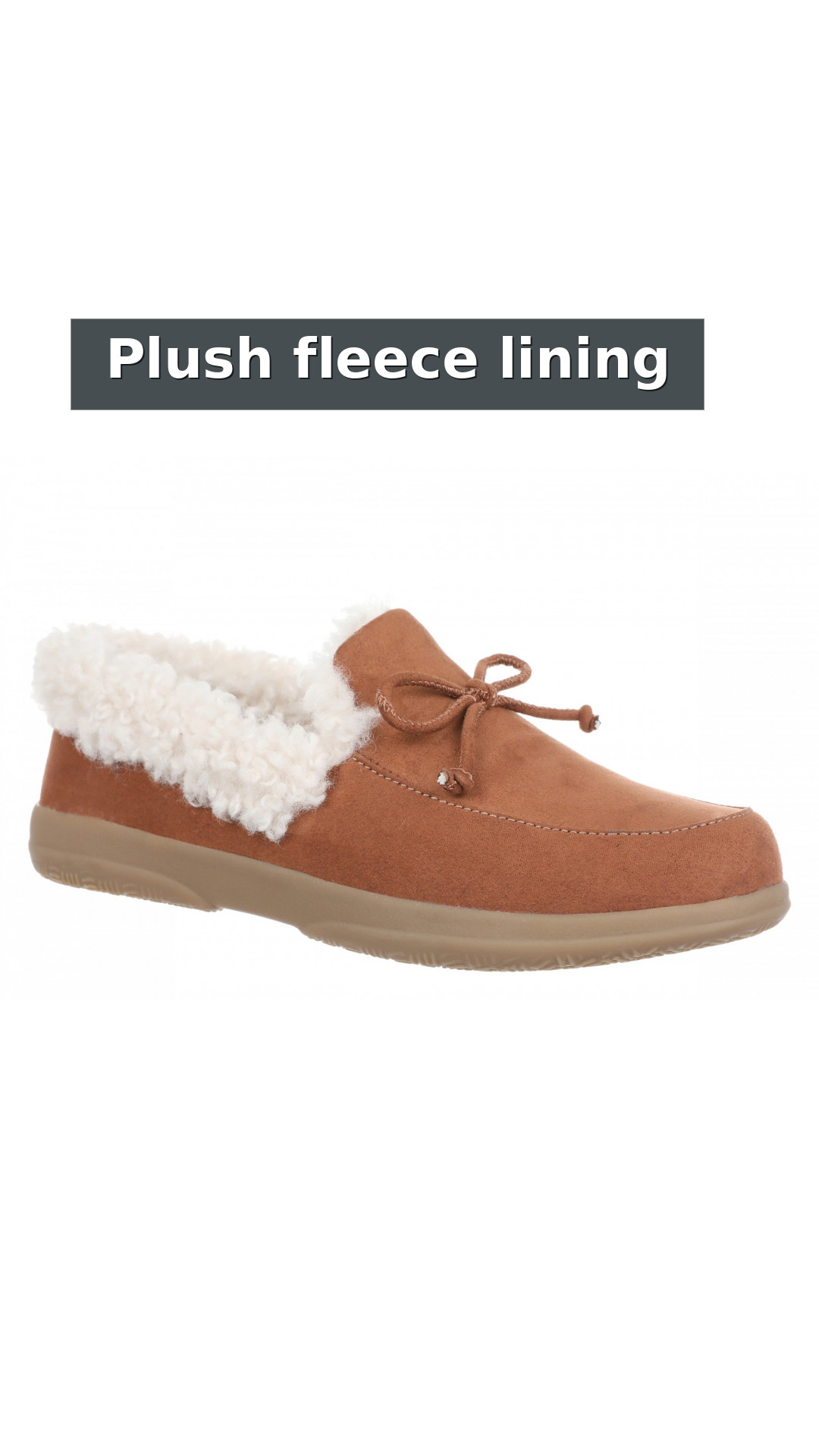 Vionic Claribel Slipper - Women's Cozy Orthotic Arch Support House Slipper style detail 2: Plush fleece lining