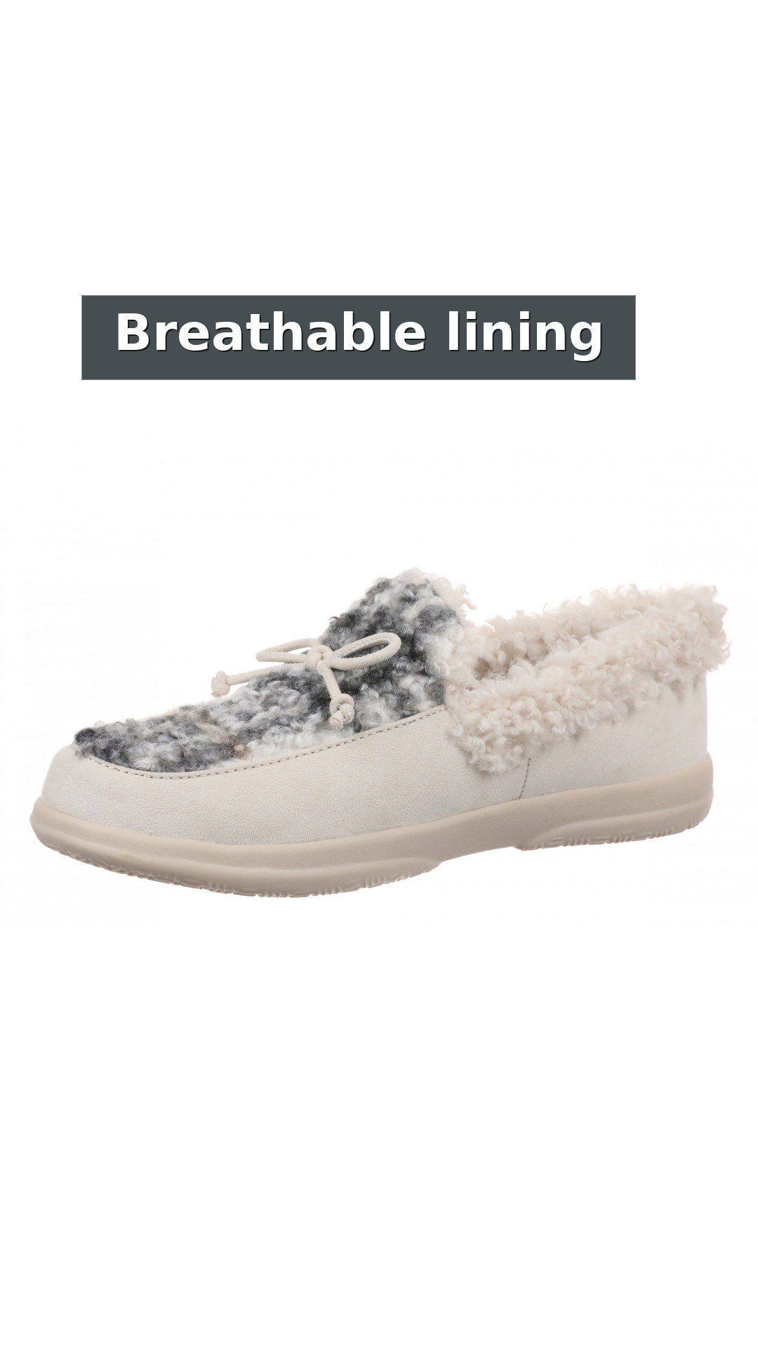 Vionic Claribel Slipper - Women's Cozy Orthotic Arch Support House Slipper style detail 9: Breathable lining
