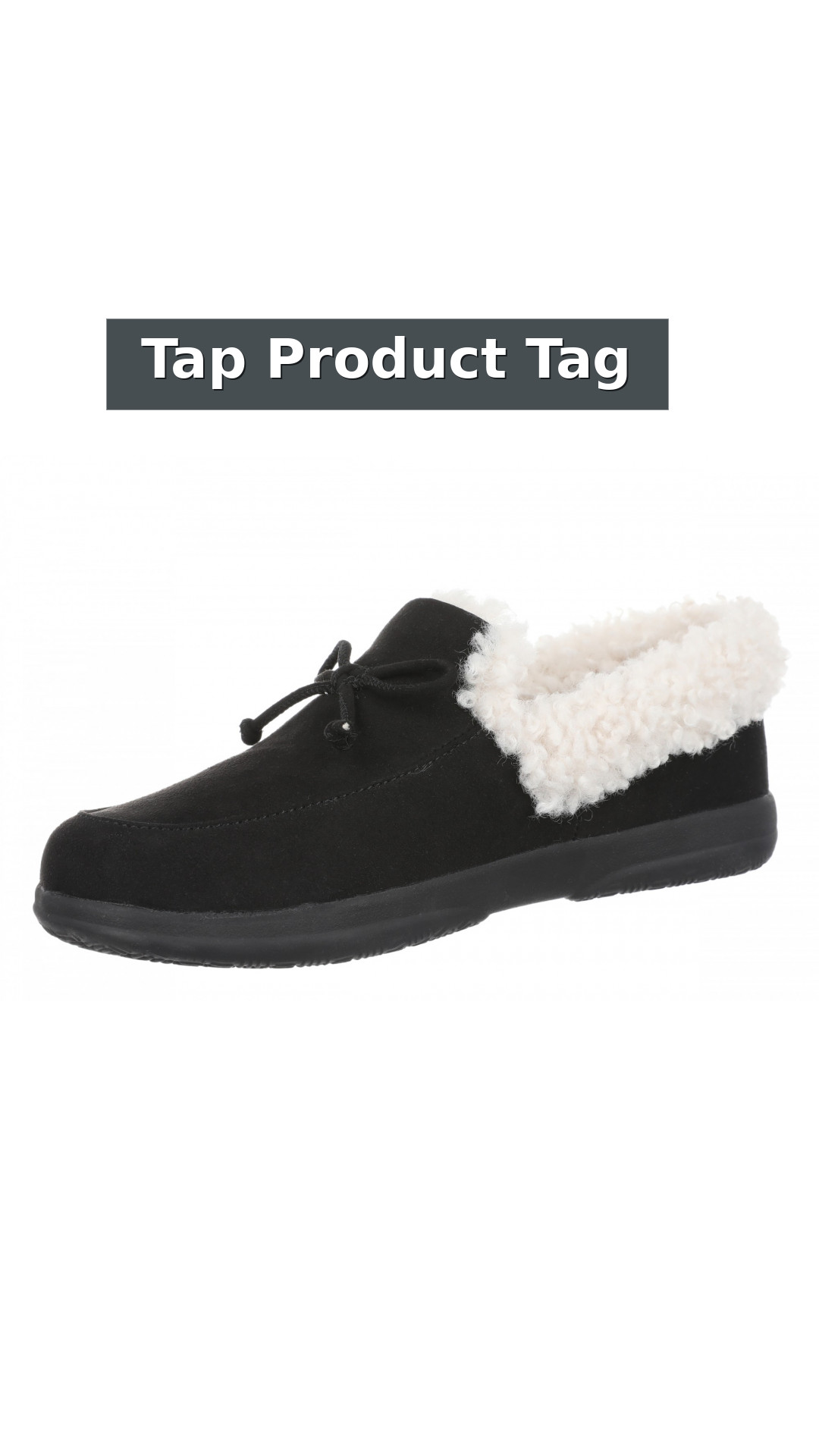 Vionic Claribel Slipper - Women's Cozy Orthotic Arch Support House Slipper style detail 12: Tap Product Tag