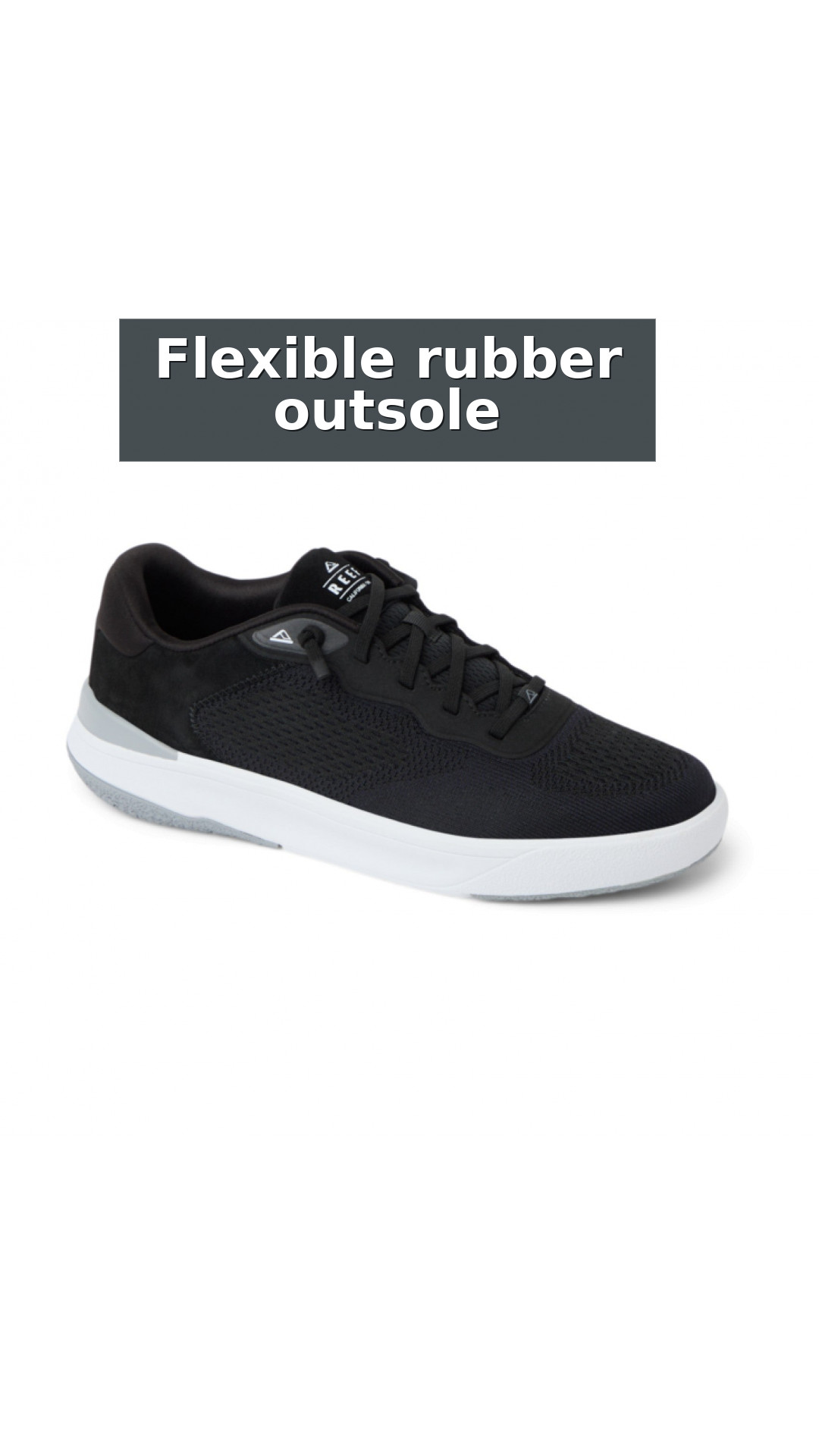 Reef Shoreline Del Mar Men's Breathable Lightweight Shoe style detail 5: Flexible rubber outsole