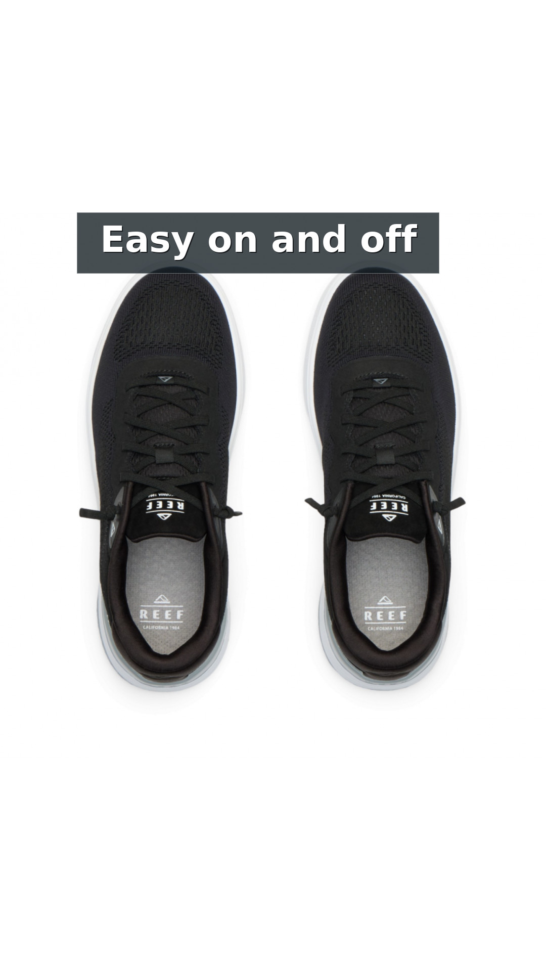 Reef Shoreline Del Mar Men's Breathable Lightweight Shoe style detail 8: Easy on and off