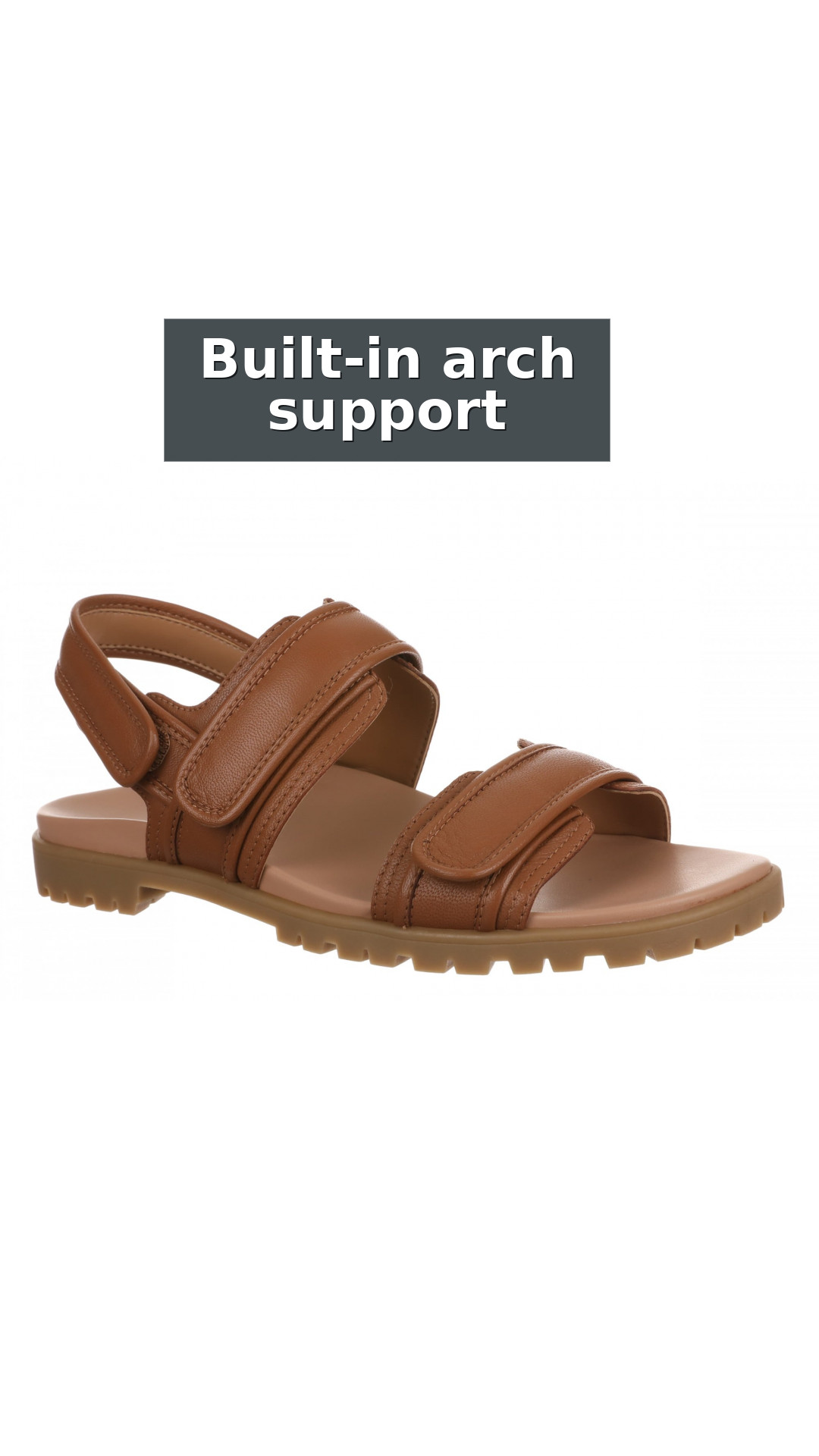Vionic Cassidy Women's Adjustable Strap Sandal style detail 4: Built-in arch support