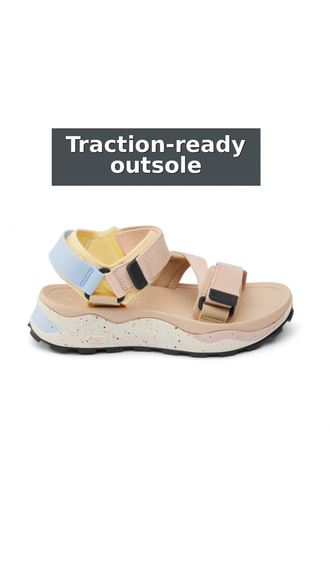 Reef Cross-shore Womens Sandals - Women's Adjustable Comfort Arch Support Sandals style detail 7: Traction-ready outsole