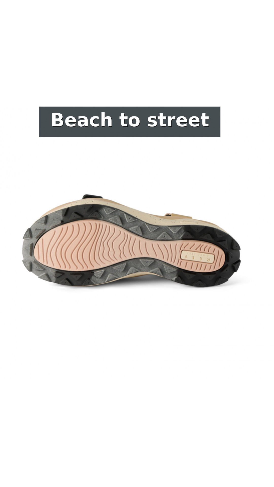 Reef Cross-shore Womens Sandals - Women's Adjustable Comfort Arch Support Sandals style detail 9: Beach to street