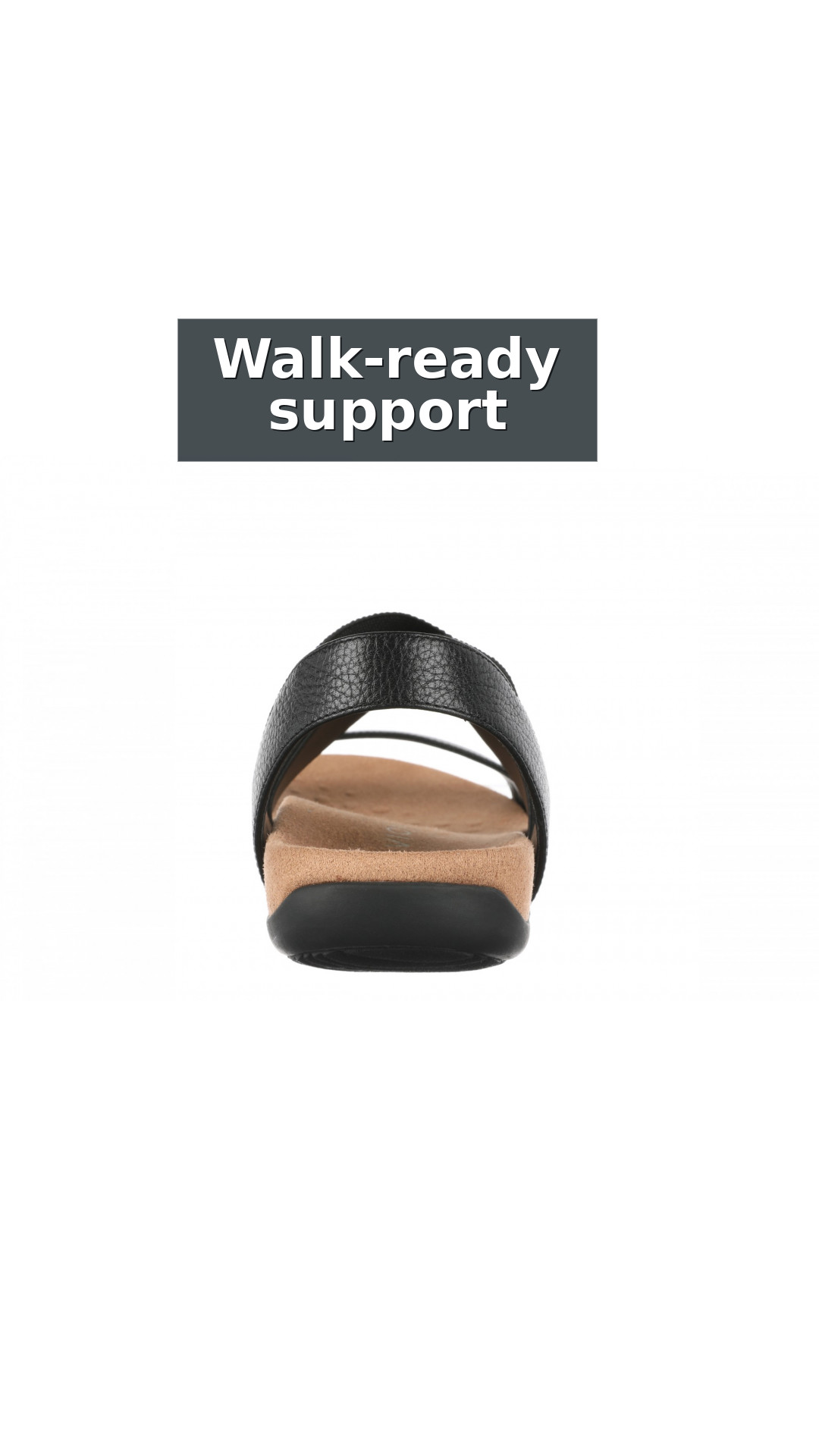 Vionic Raina Women's Strappy Comfort Sandal with Orthotic Arch Support style detail 11: Walk-ready support