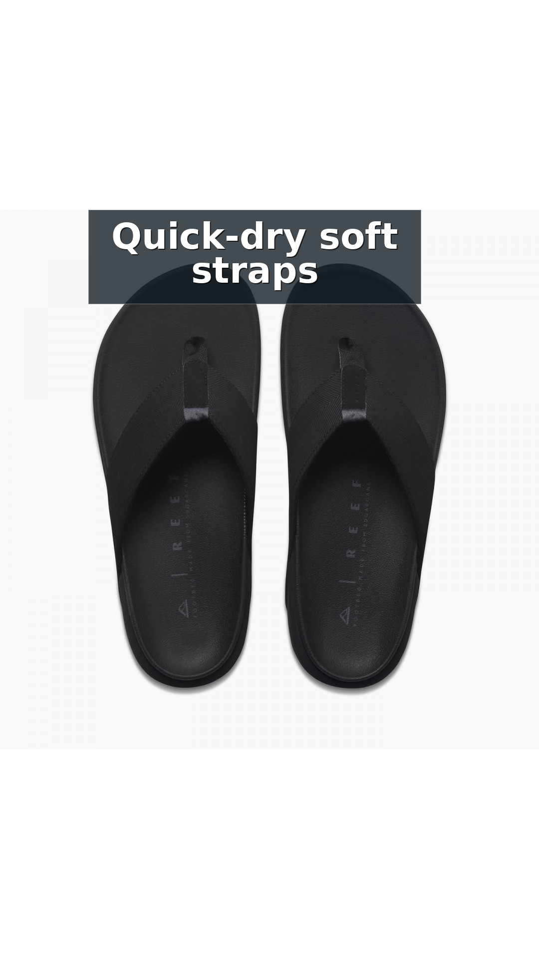 Reef The Raglan Men's Sandals style detail 4: Quick-dry soft straps