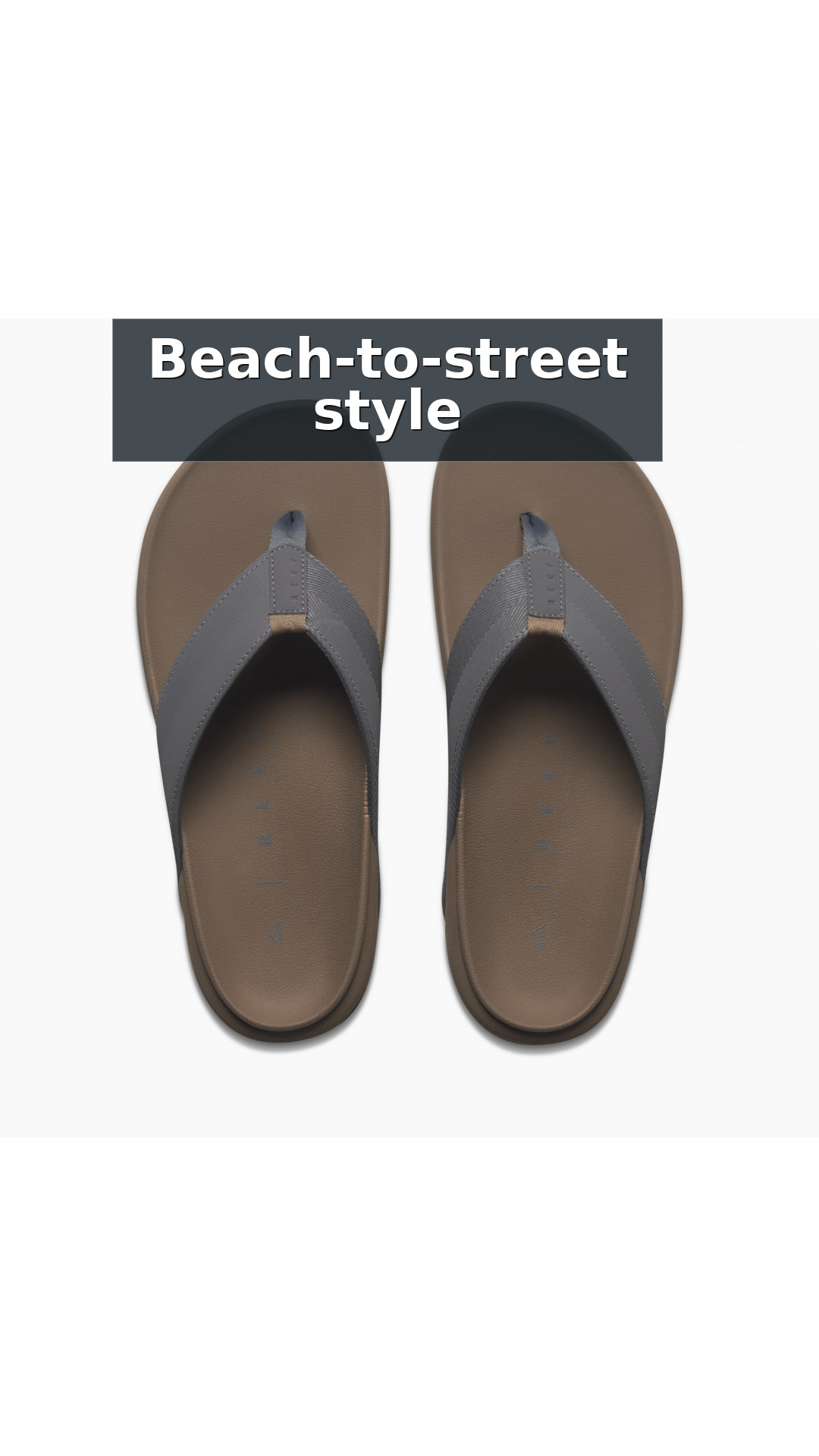 Reef The Raglan Men's Sandals style detail 7: Beach-to-street style