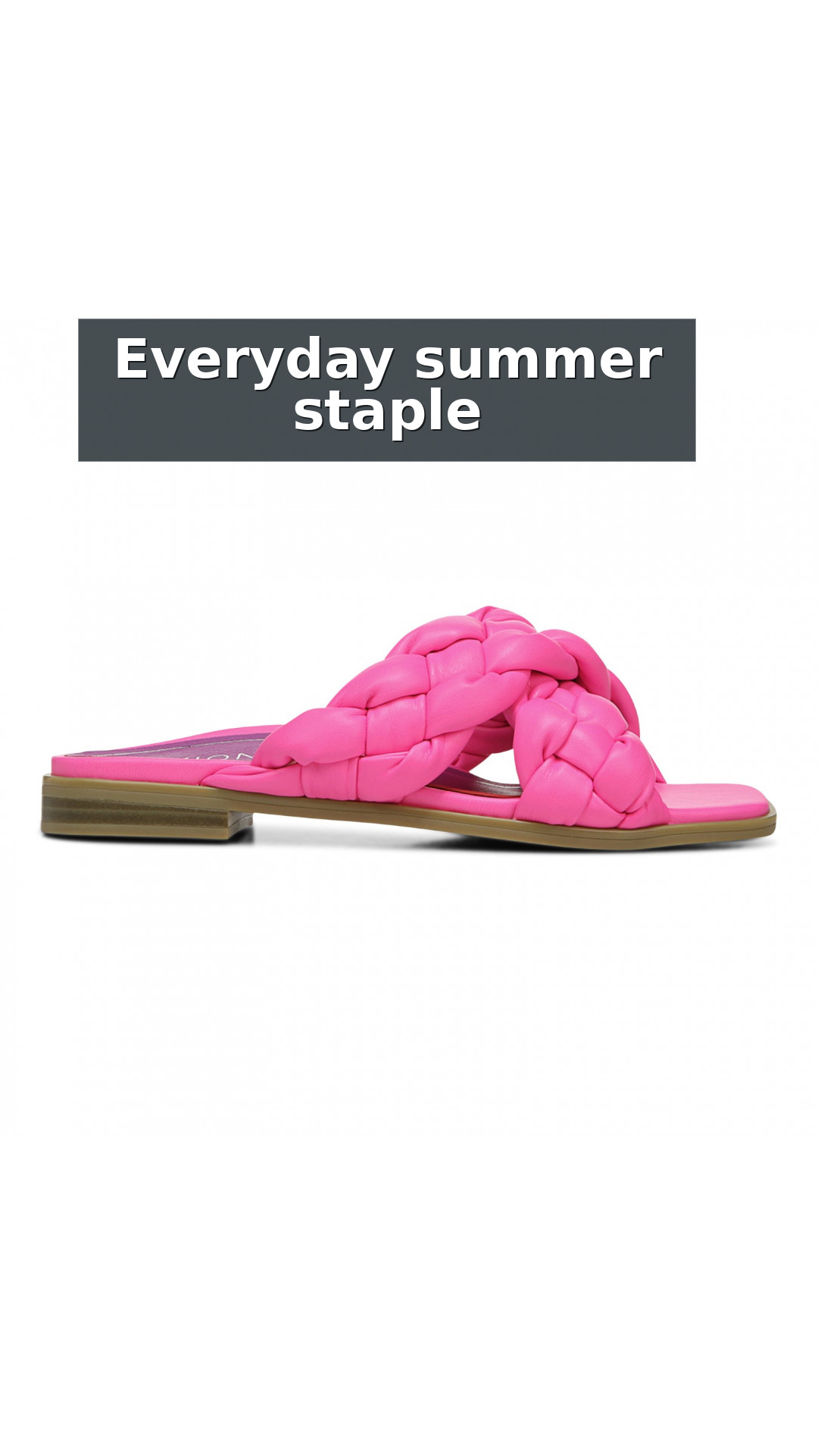 Vionic Kalina Women's Slide Braided Sandals style detail 11: Everyday summer staple