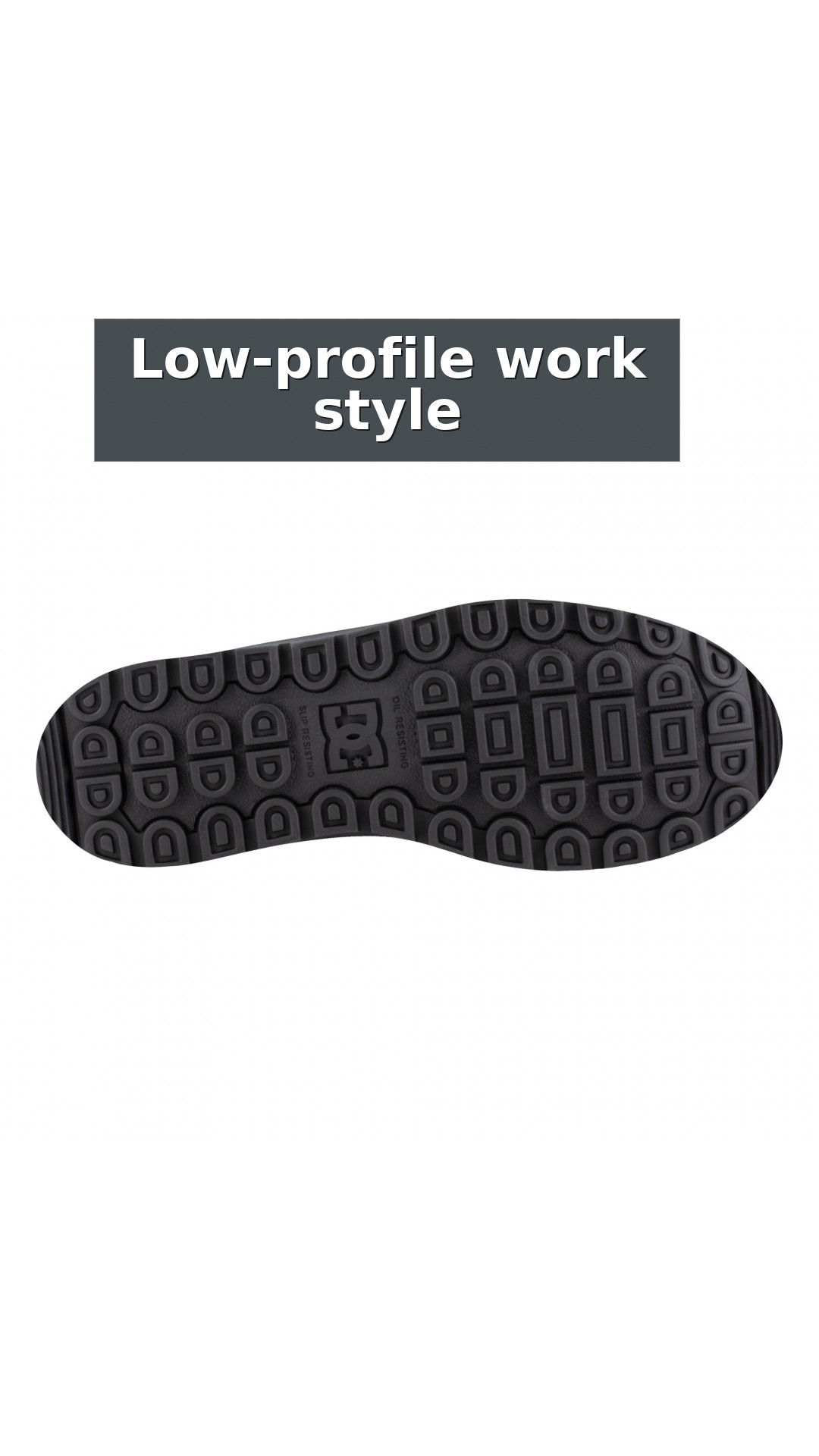 DC Work Crew Pure Work Men's Composite Toe - Waterproof Work High-Top - Black Camo Men's Work Shoe style detail 8: Low-profile work style
