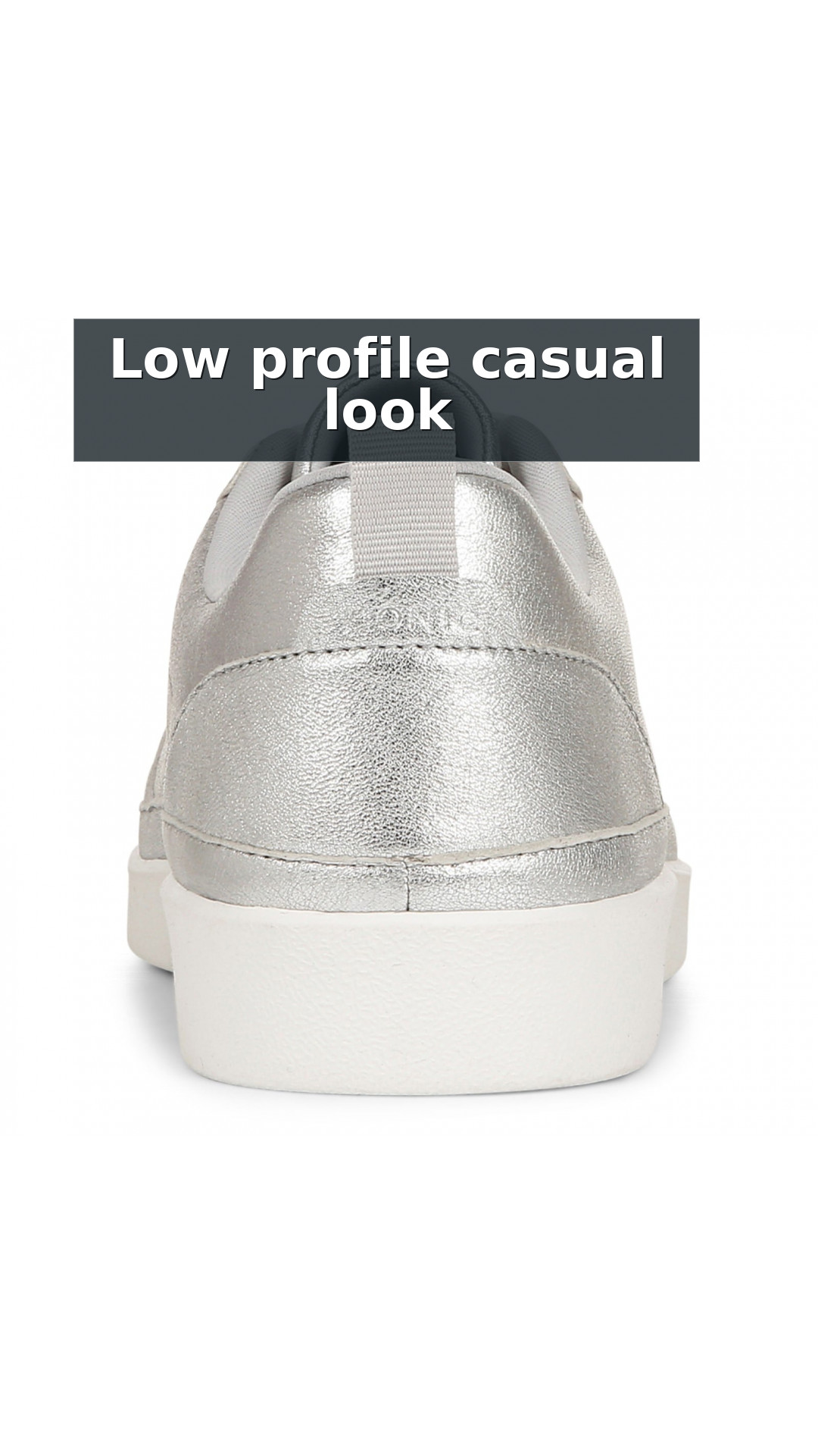 Vionic Elise Women's Leather Casual Comfort Sneakers style detail 10: Low profile casual look