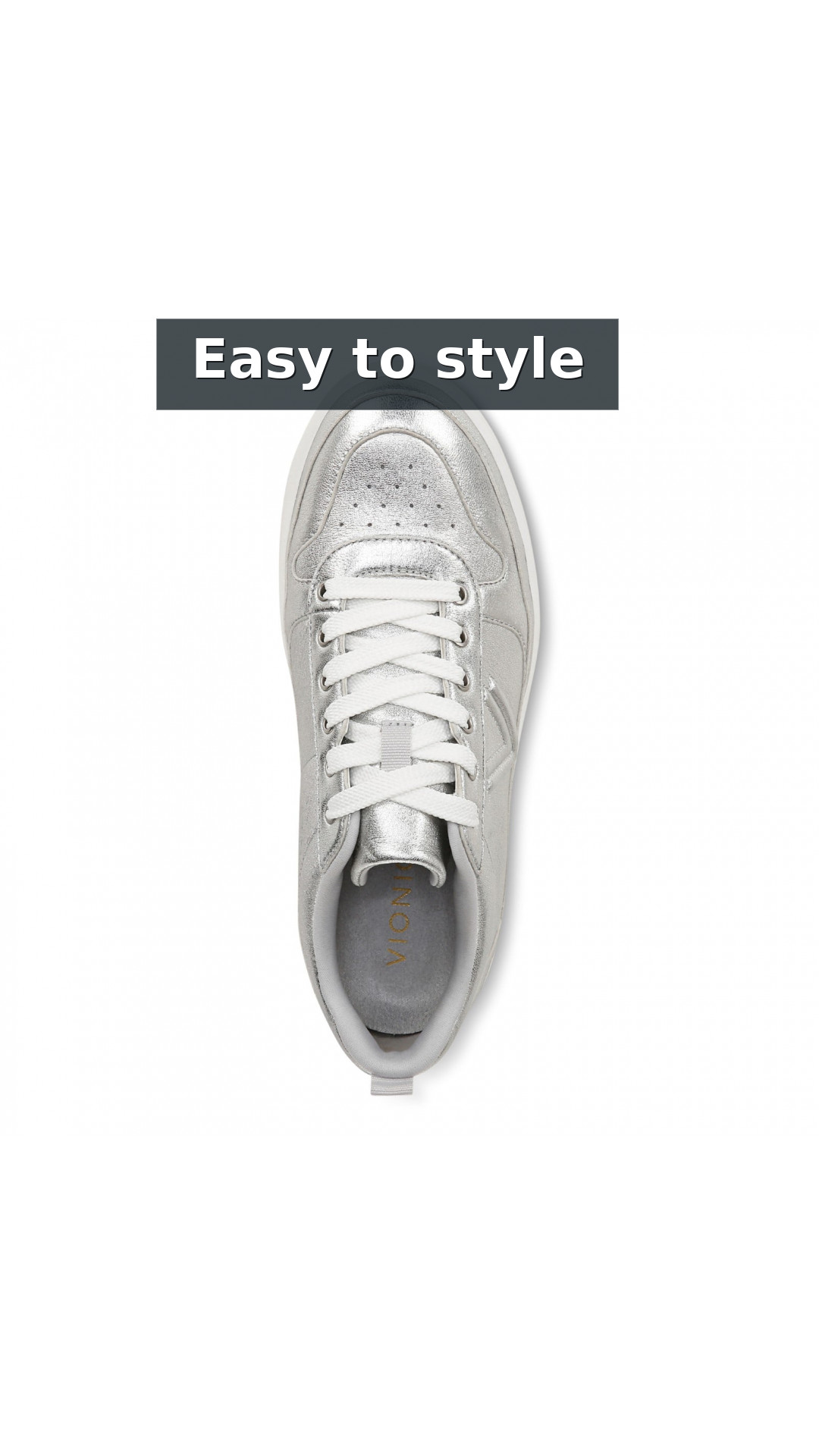 Vionic Elise Women's Leather Casual Comfort Sneakers style detail 11: Easy to style
