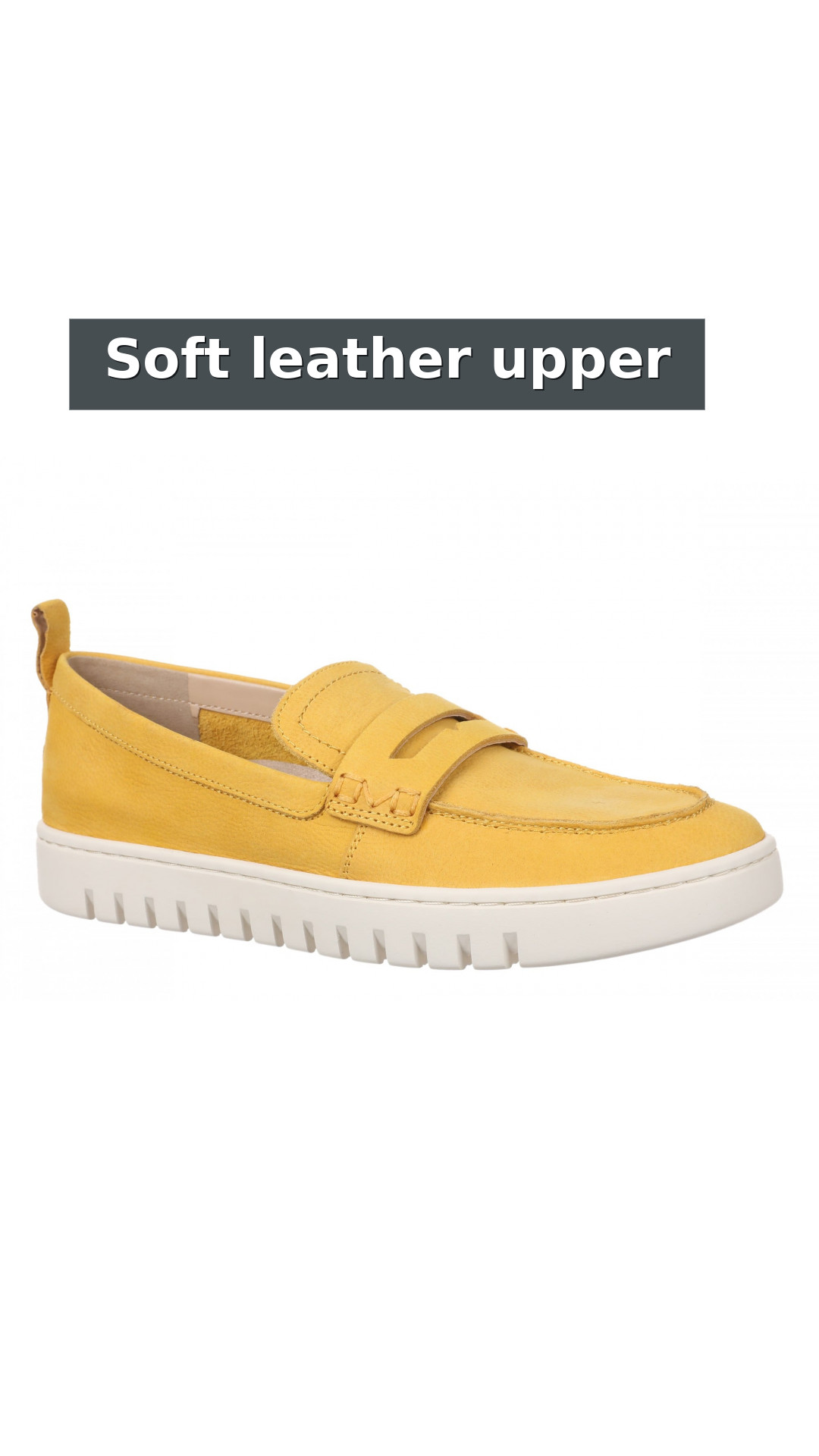 Vionic Uptown Resort Women's Slip-On Loafer Moc Casual Shoes style detail 3: Soft leather upper