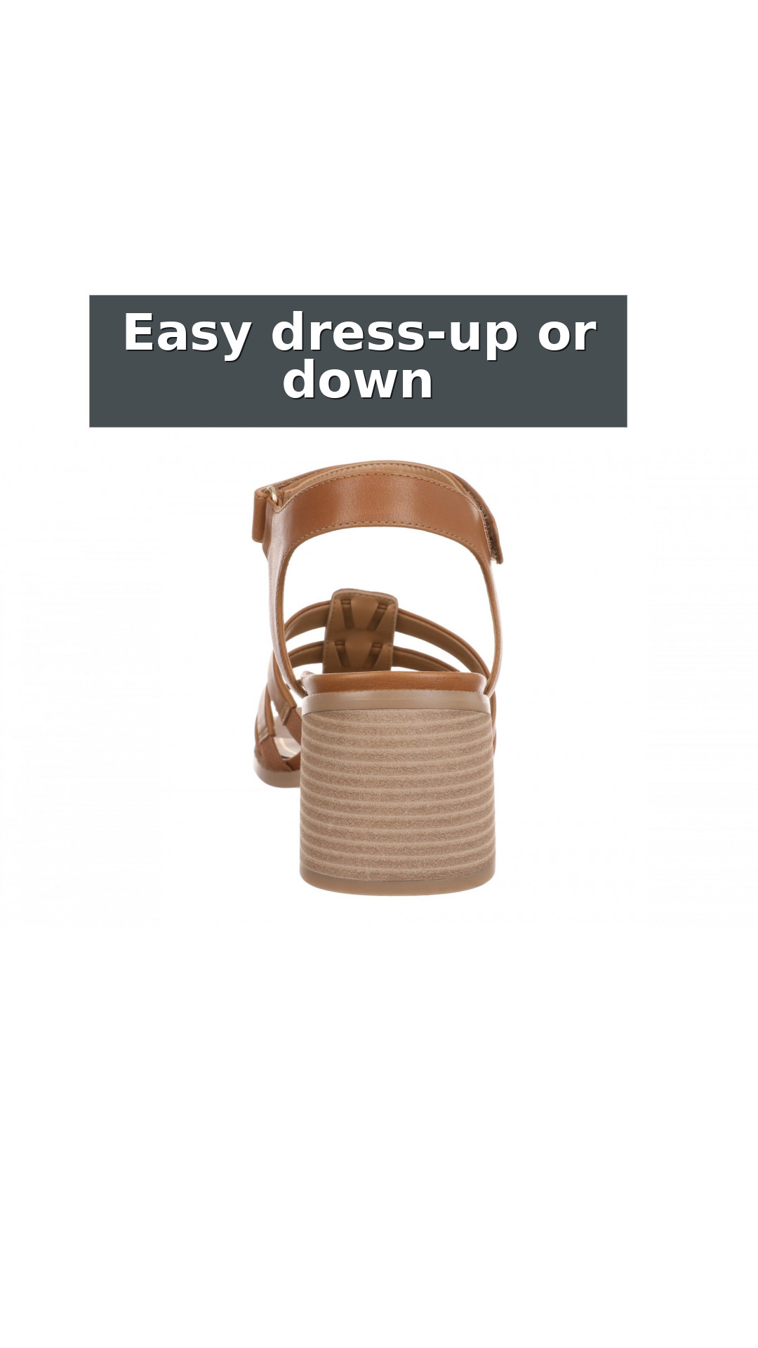 Vionic Maisy Women's Orthotic Supportive Heeled Sandal style detail 9: Easy dress-up or down