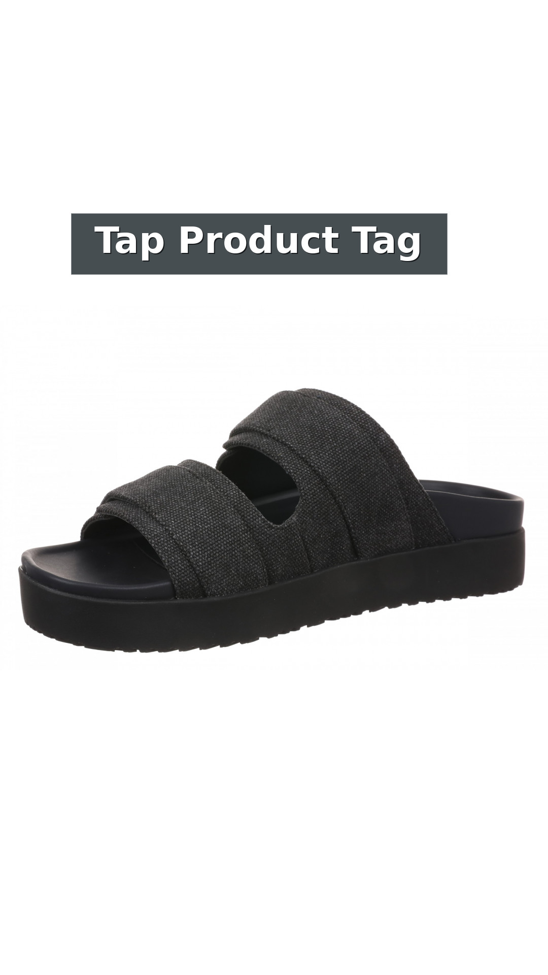Vionic Riviera Women's Orthotic Comfort Slide Sandals style detail 12: Tap Product Tag